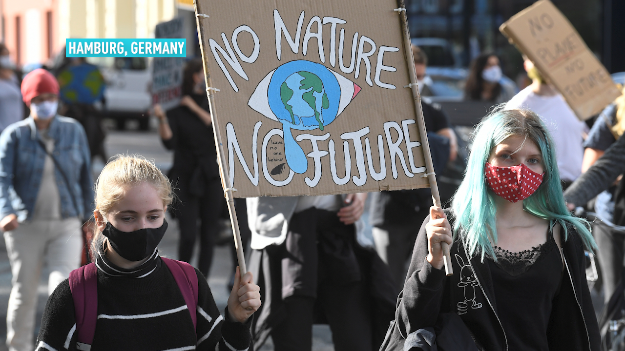 Students around the world demand climate action - CGTN