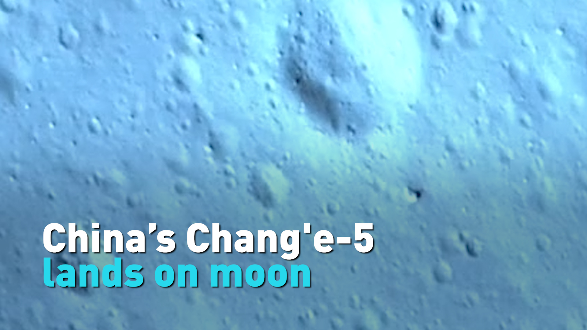China's Chang'e-5 lands on moon