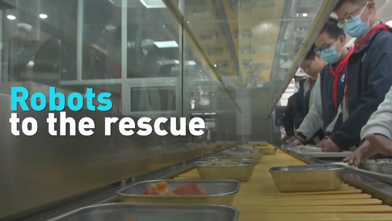Hiring all robot cafeteria workers CGTN