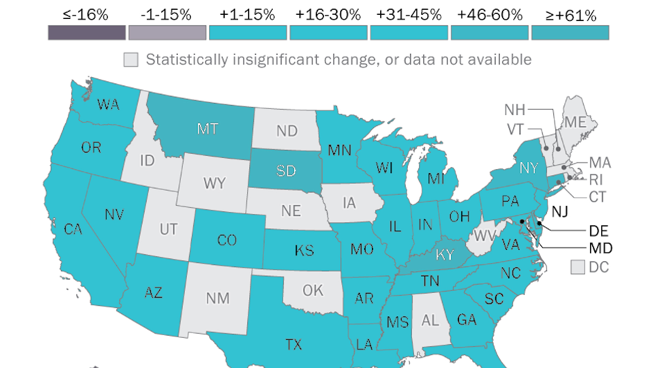 Murder in U.S. up 30 in 2020 compared to 2019 CGTN