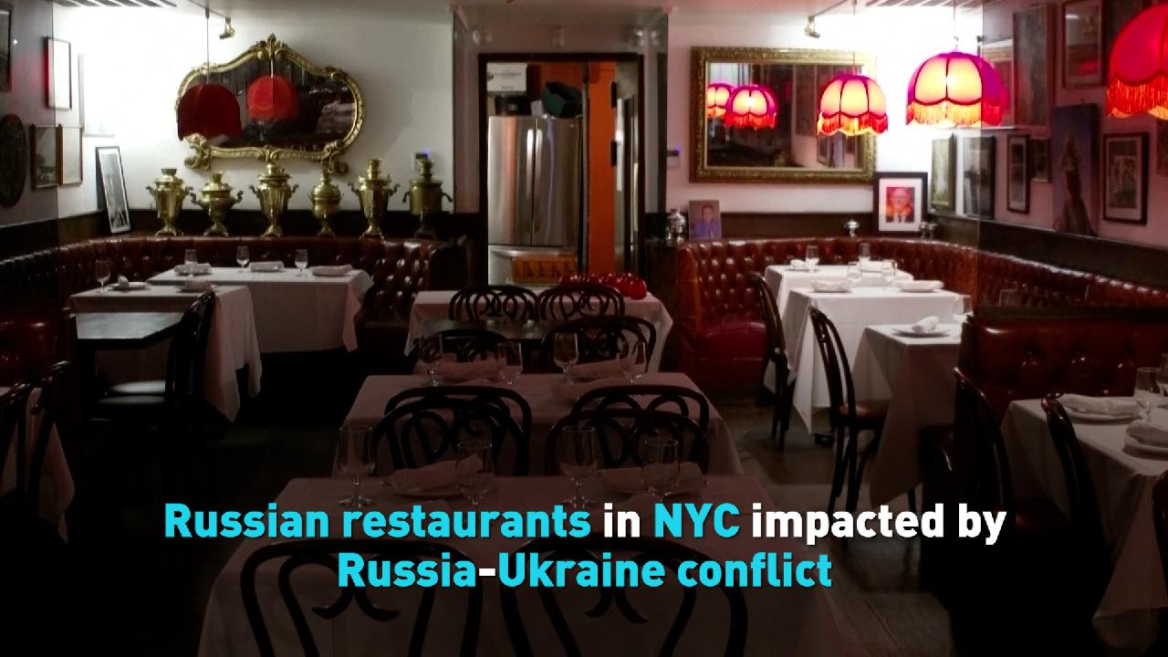 Russian restaurants in NYC impacted by RussiaUkraine conflict CGTN