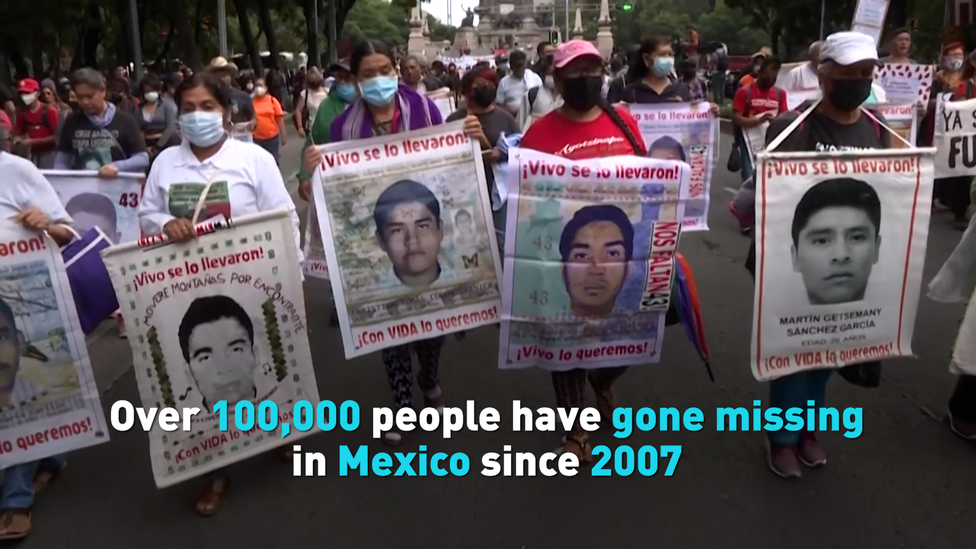 Over 100 000 People Have Gone Missing In Mexico Since 07 Cgtn