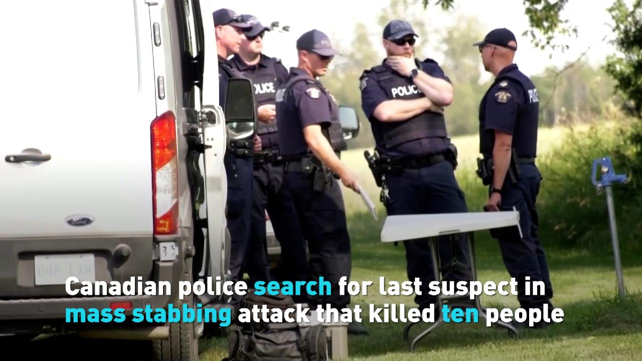 Canadian police expand search for last stabbing spree suspect - CGTN