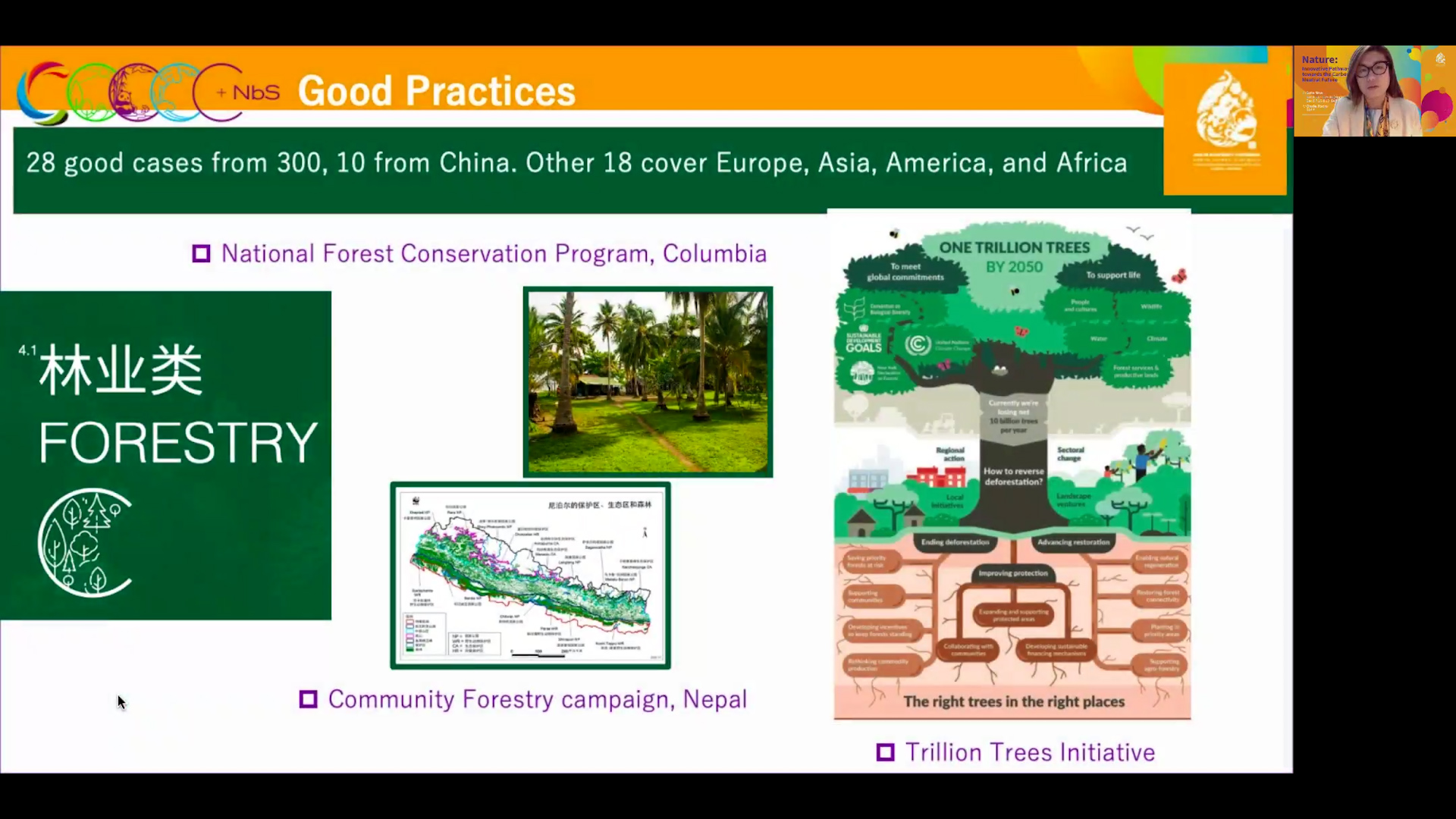 Dr. Wang Binbin gave keynote speech on the good practices on Nature-based Solutions.
Source: ICCSD
