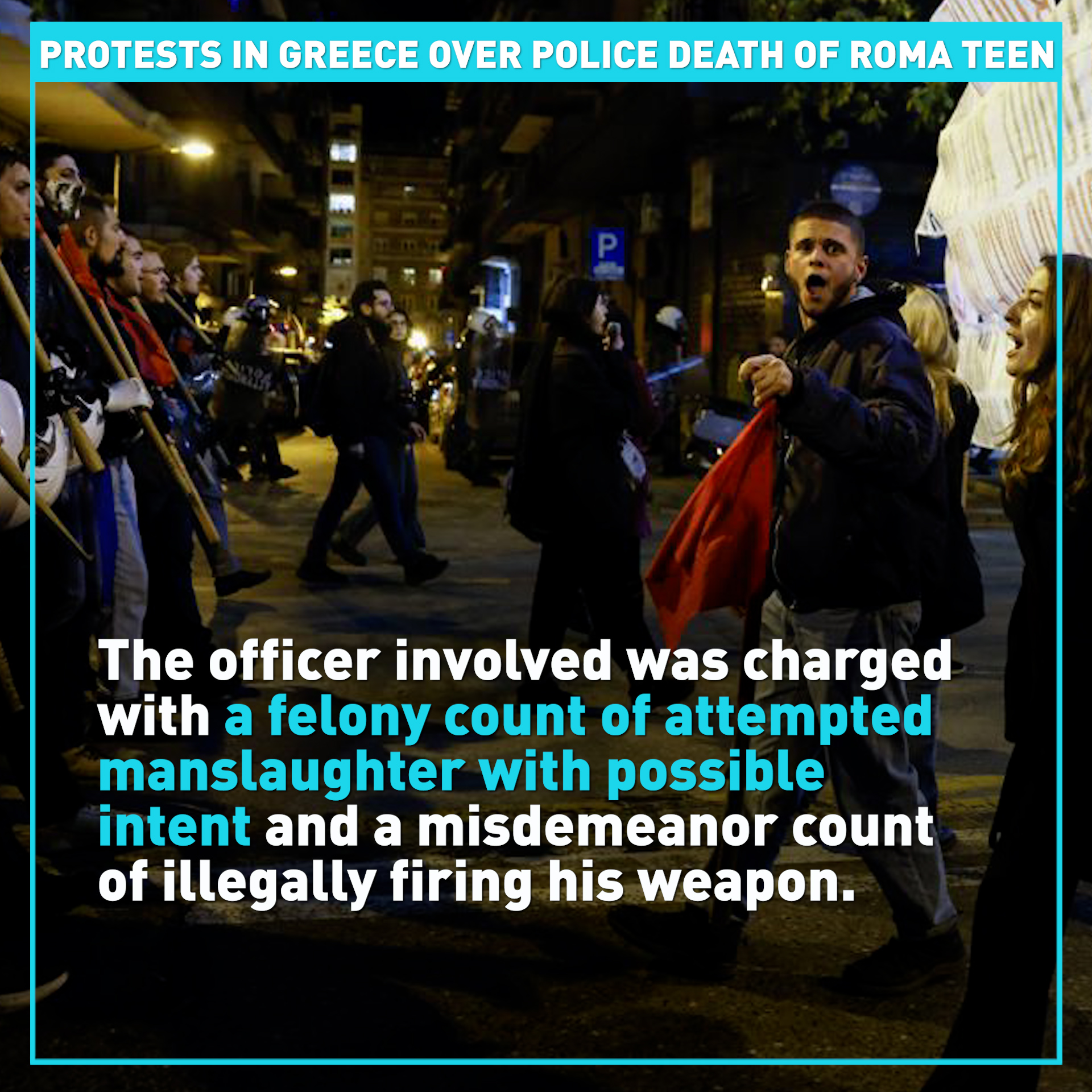 Protests in Greece over police death of Roma teen