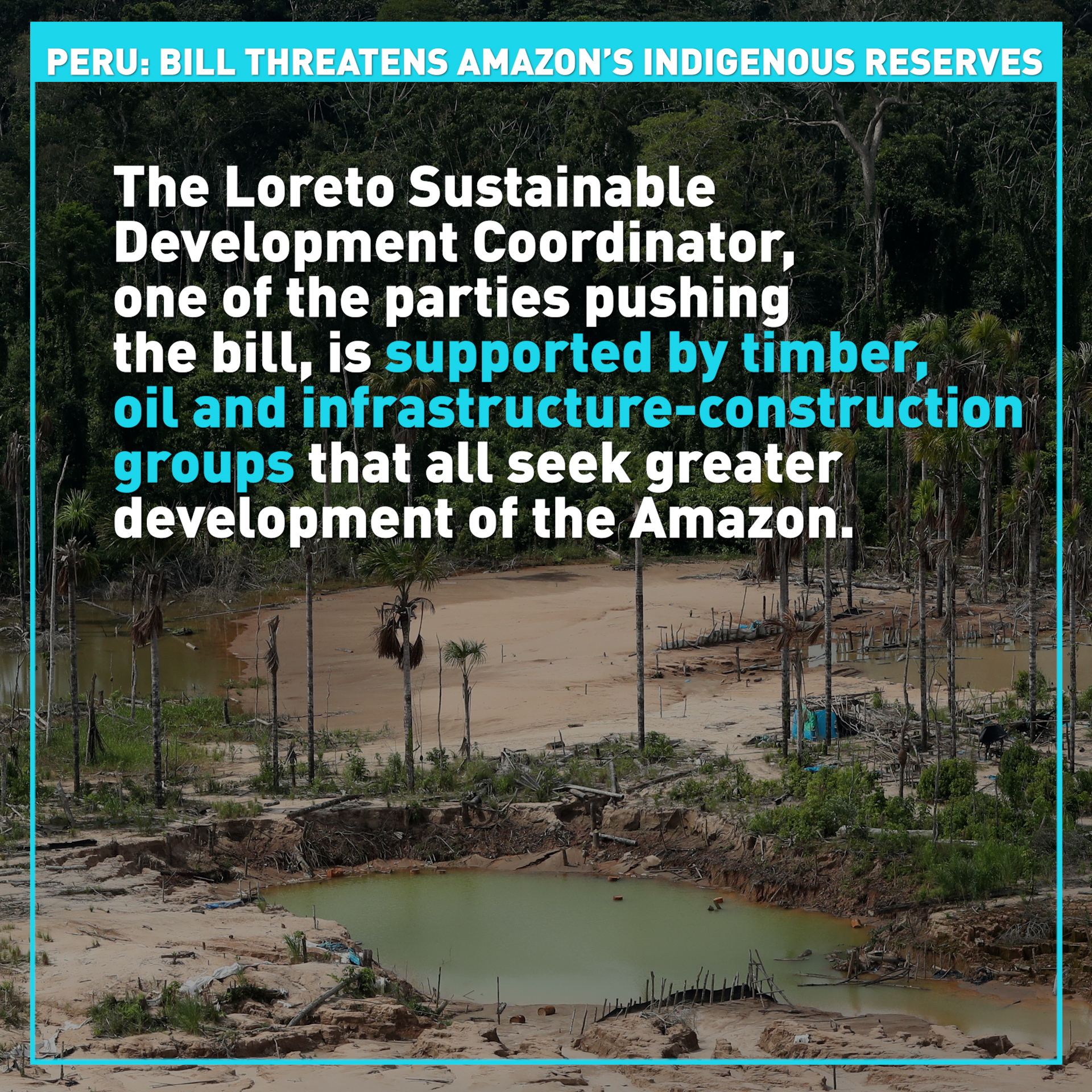 Peru's Amazon: New bill threatens Indigenous peoples' reserves 