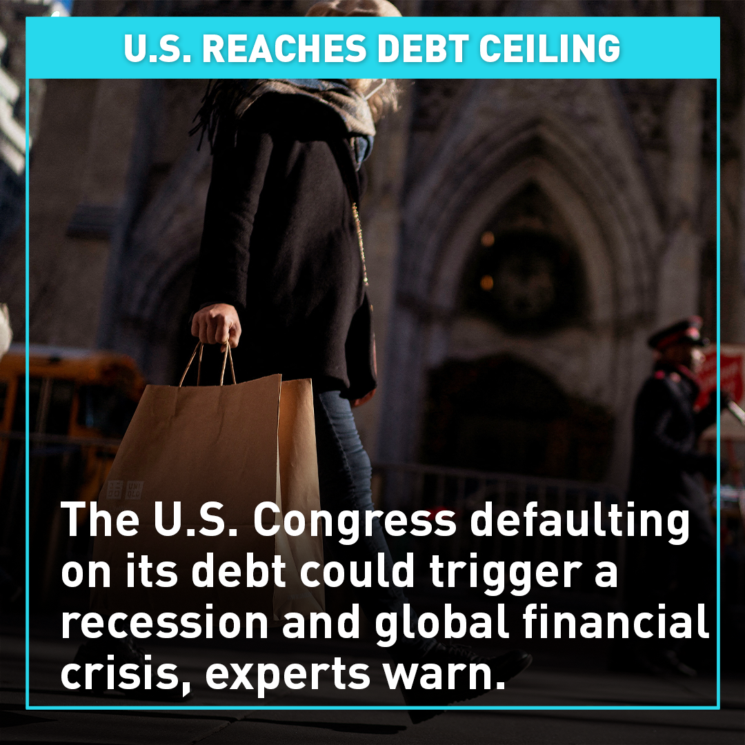 The U.S. reaches it's debt ceiling