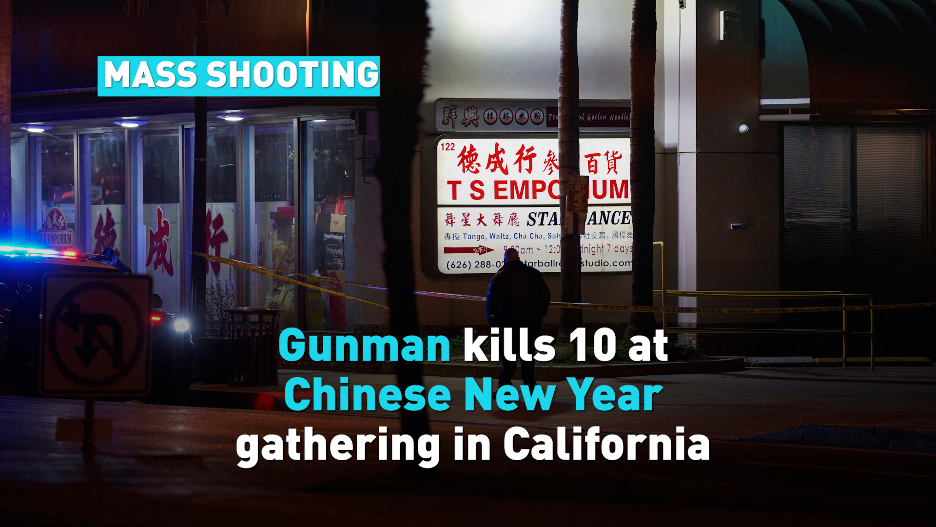 At least 10 killed in mass shooting at Chinese New Year gathering