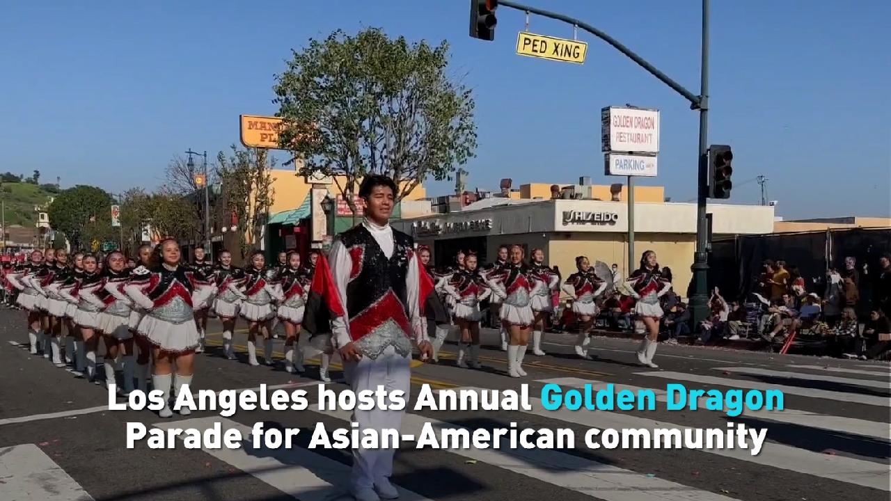 Los Angeles hosts annual Golden Dragon Parade CGTN