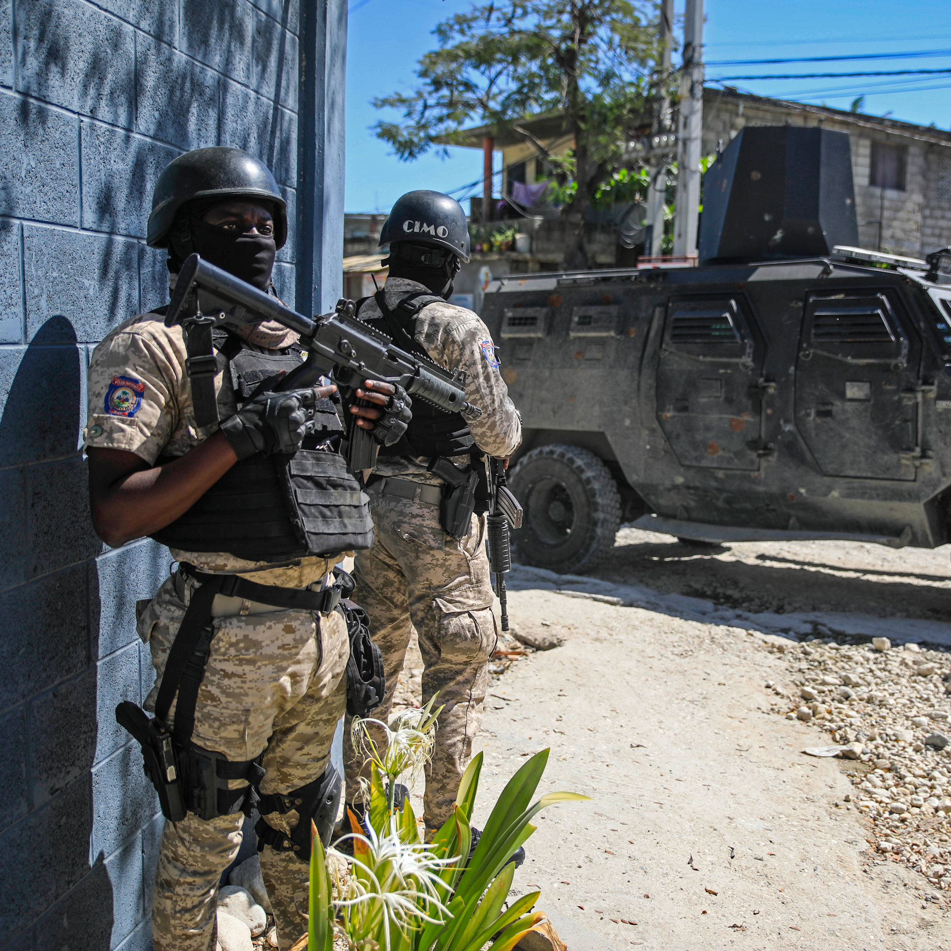 Heavy security as Haiti police bury their own