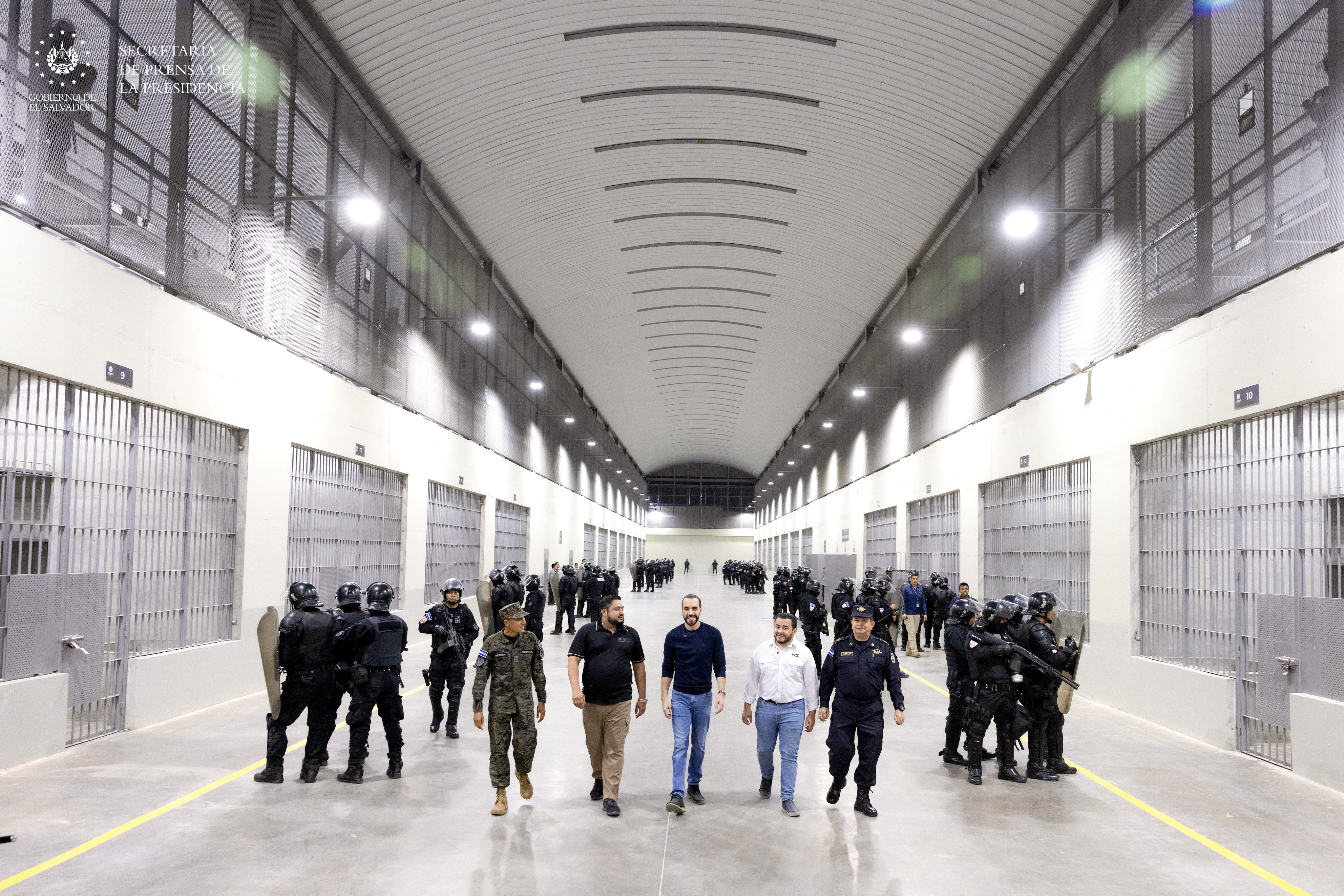 El Salvador unveils new prison amid crackdown on gang activity