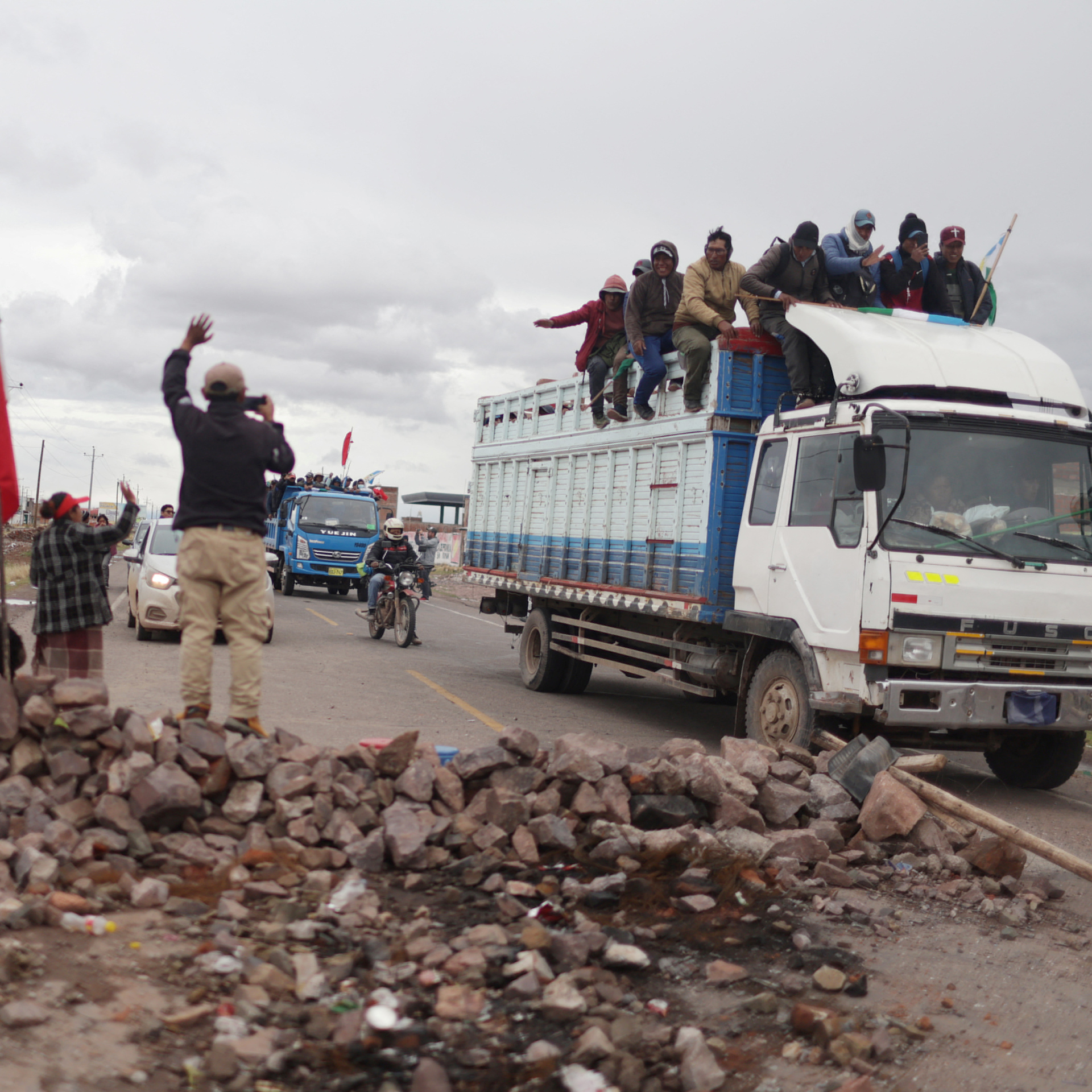 Deadly landslide and continued protests in Peru