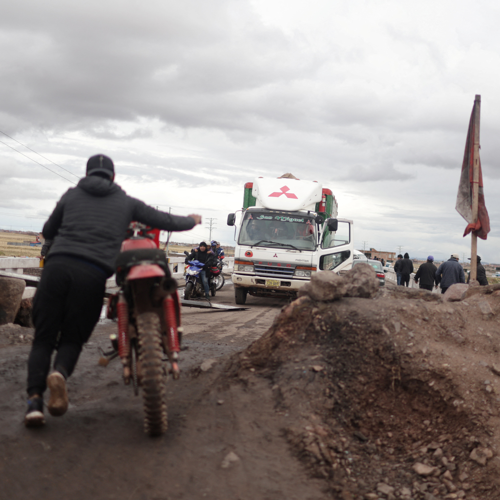 Deadly landslide and continued protests in Peru