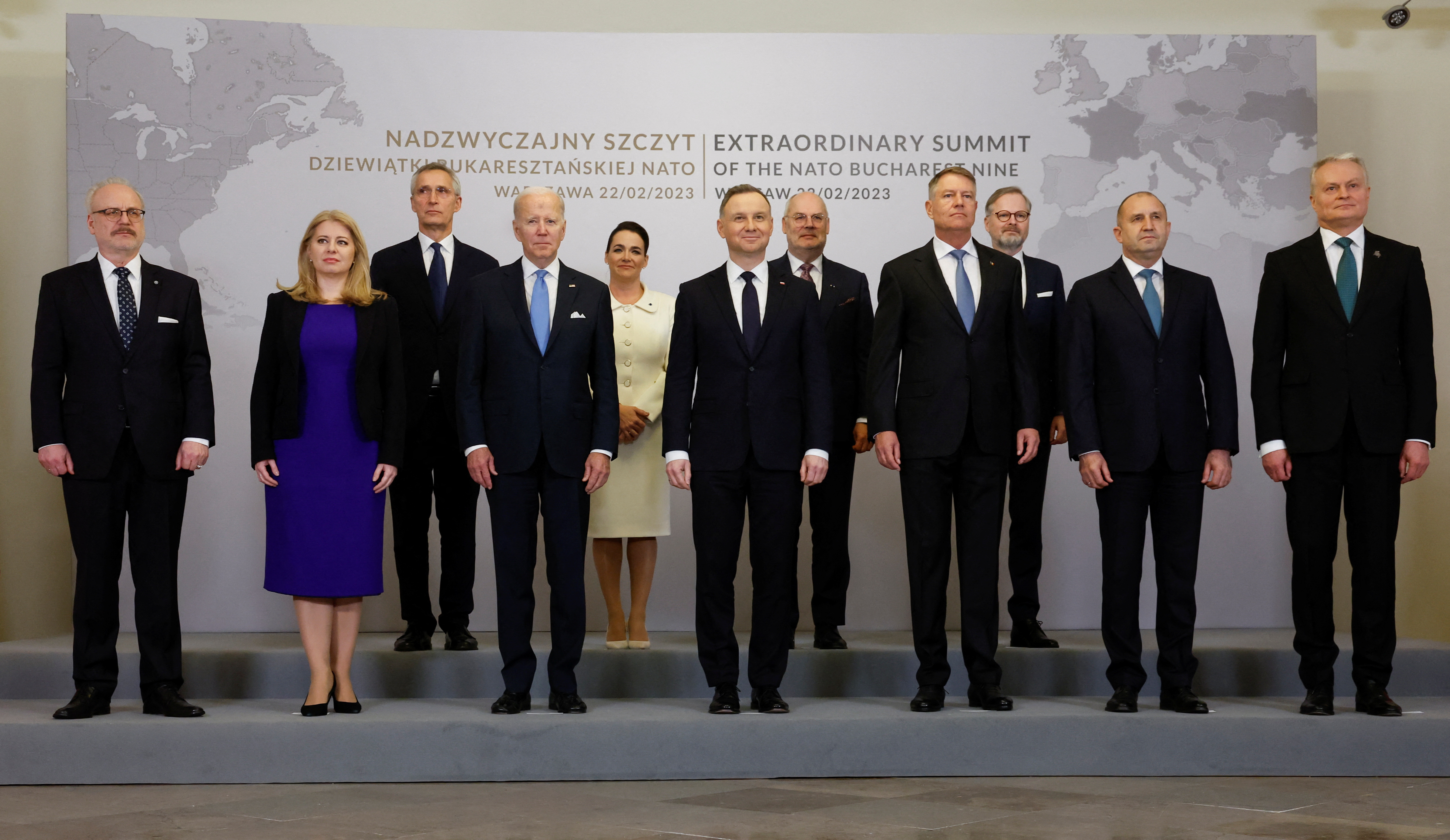 Biden and the Bucharest Nine summit in Warsaw, Poland