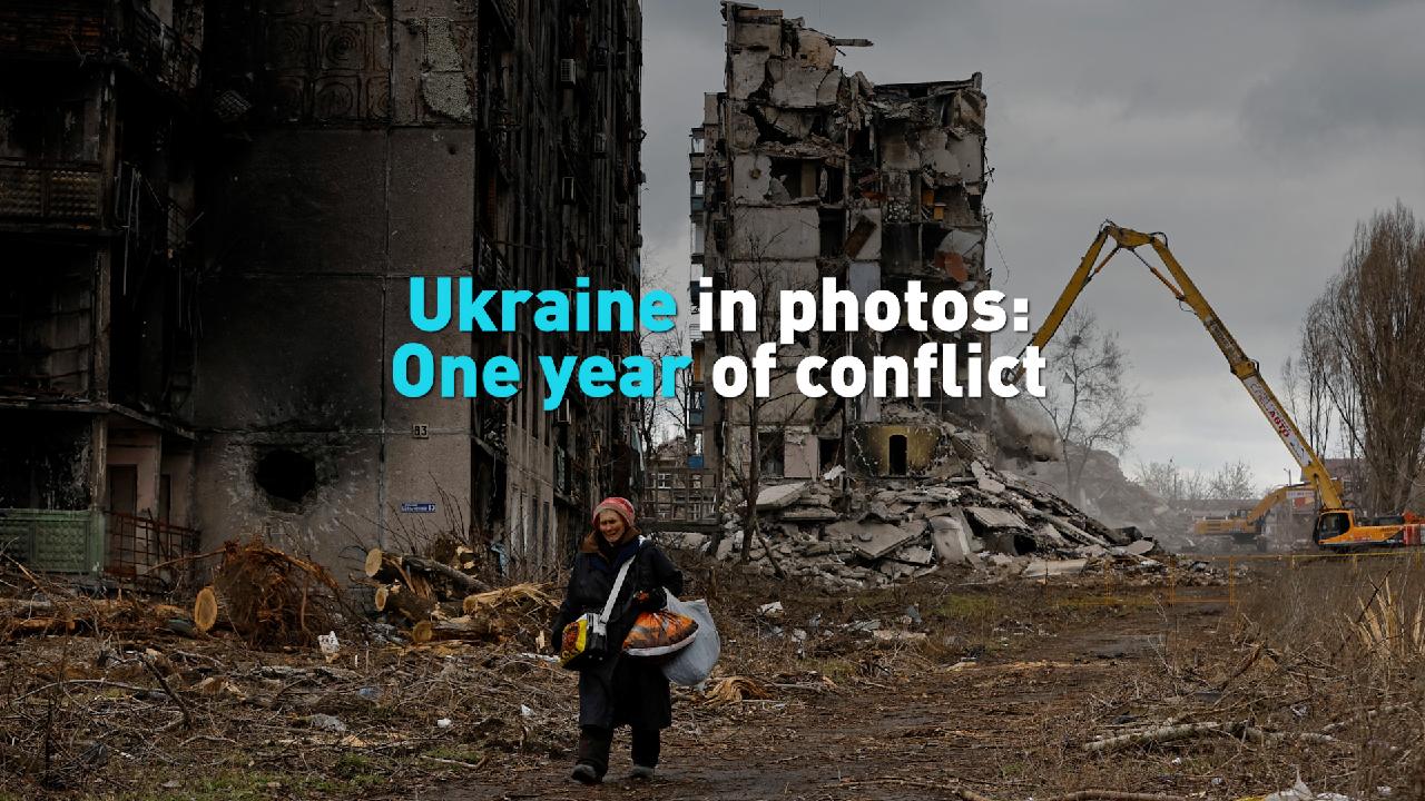 Ten Photos Showing One Year Of Conflict In Ukraine - CGTN