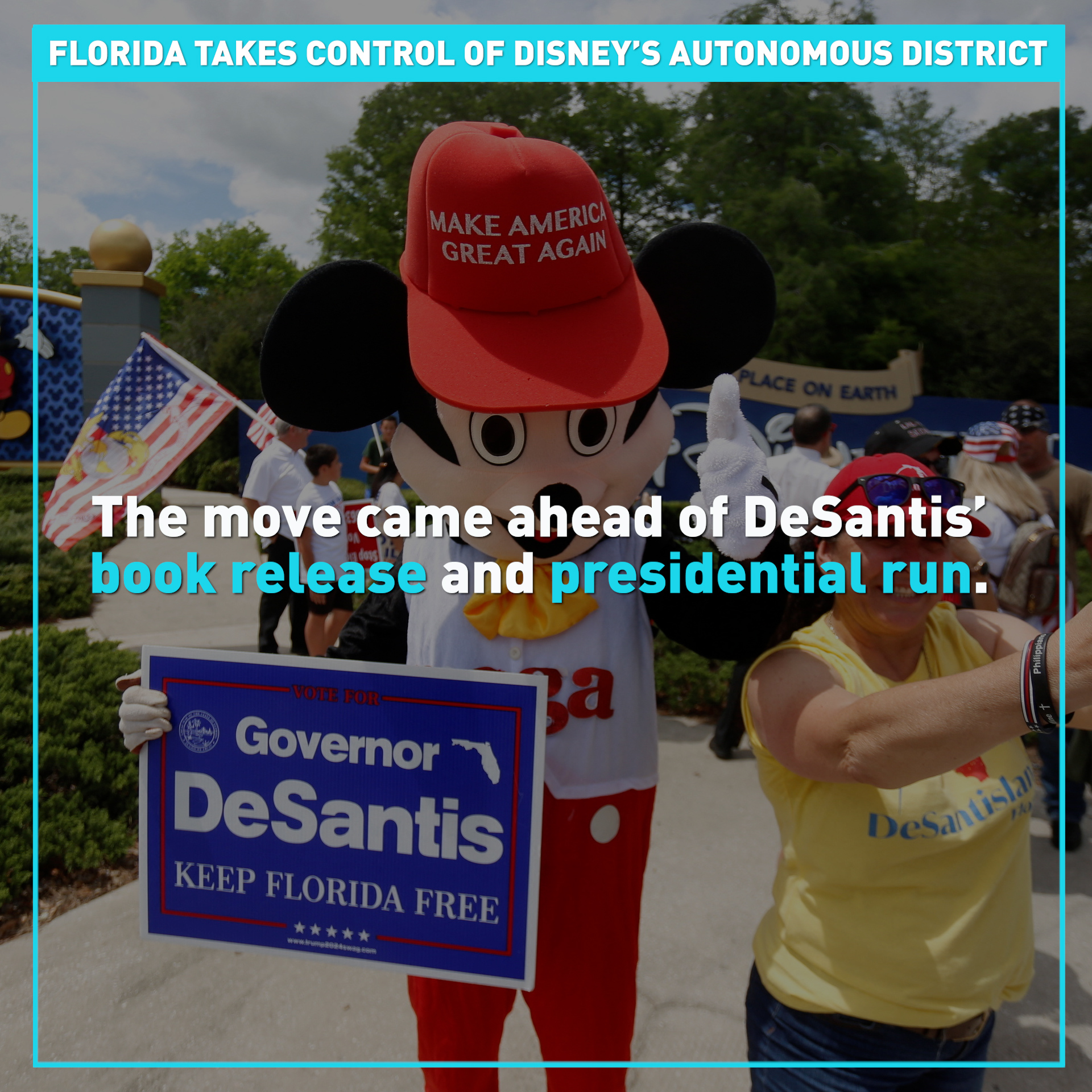 State of Florida takes control of Disney World's autonomous district 