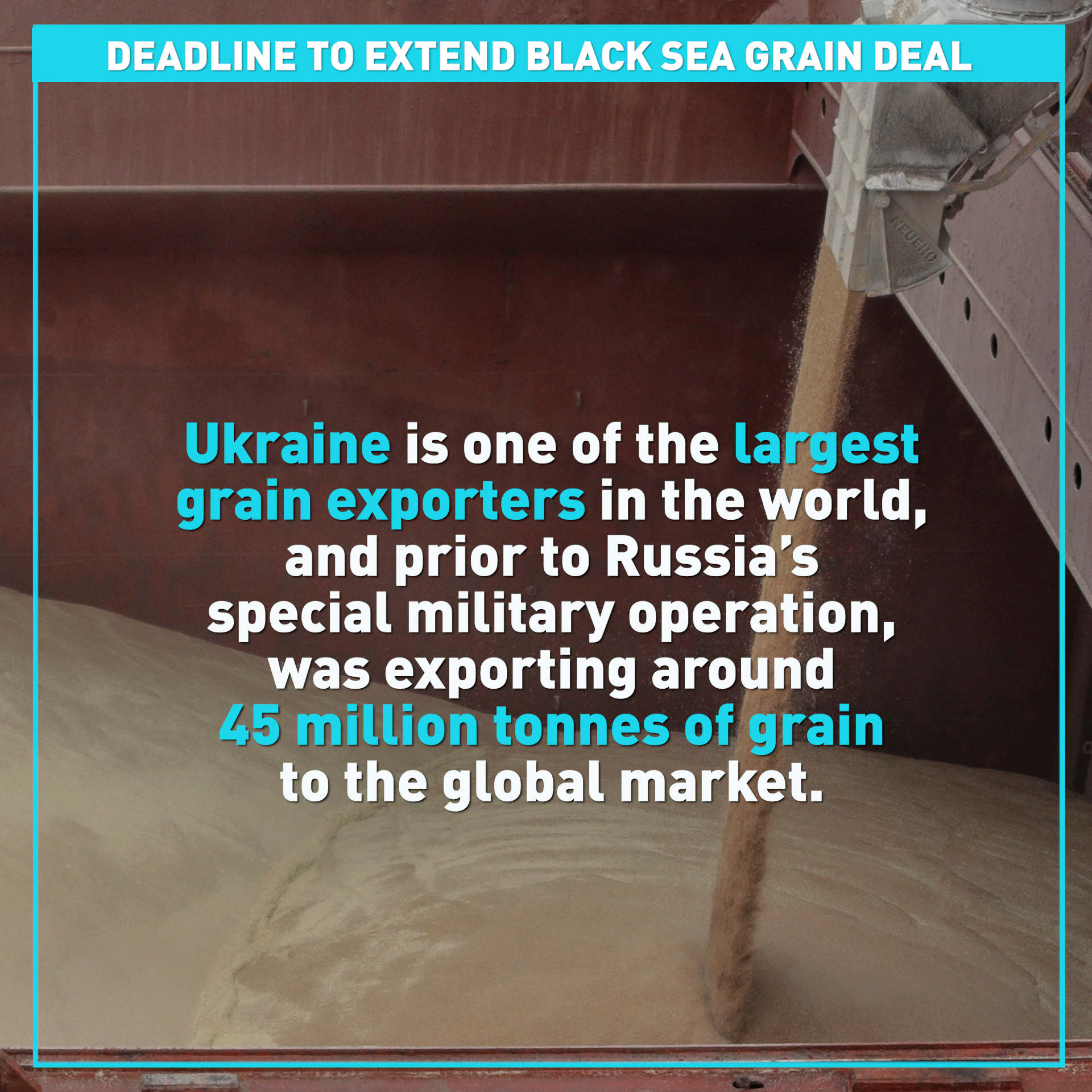 Saturday deadline to extend Black Sea Grain Deal approaches 