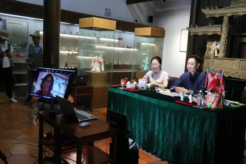 2022年3月6日，木偶大师陈立辉和他的团队为马里兰社区民众呈现了一场虚拟的中国木偶艺术表演。