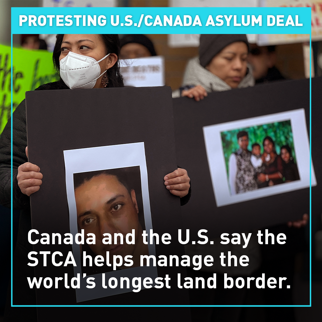Critics call for an end to U.S./Canada migrant asylum deal