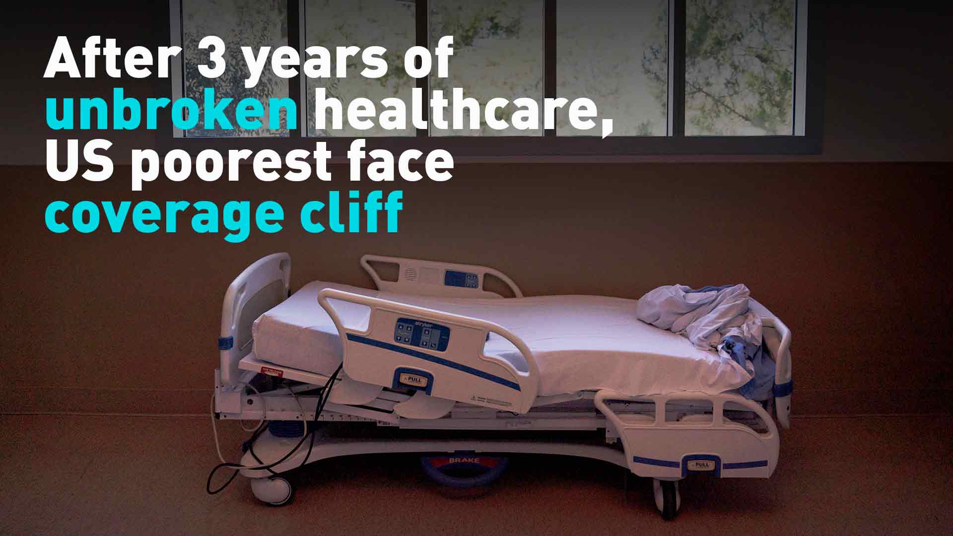 After 3 years of unbroken healthcare, US poorest face coverage cliff