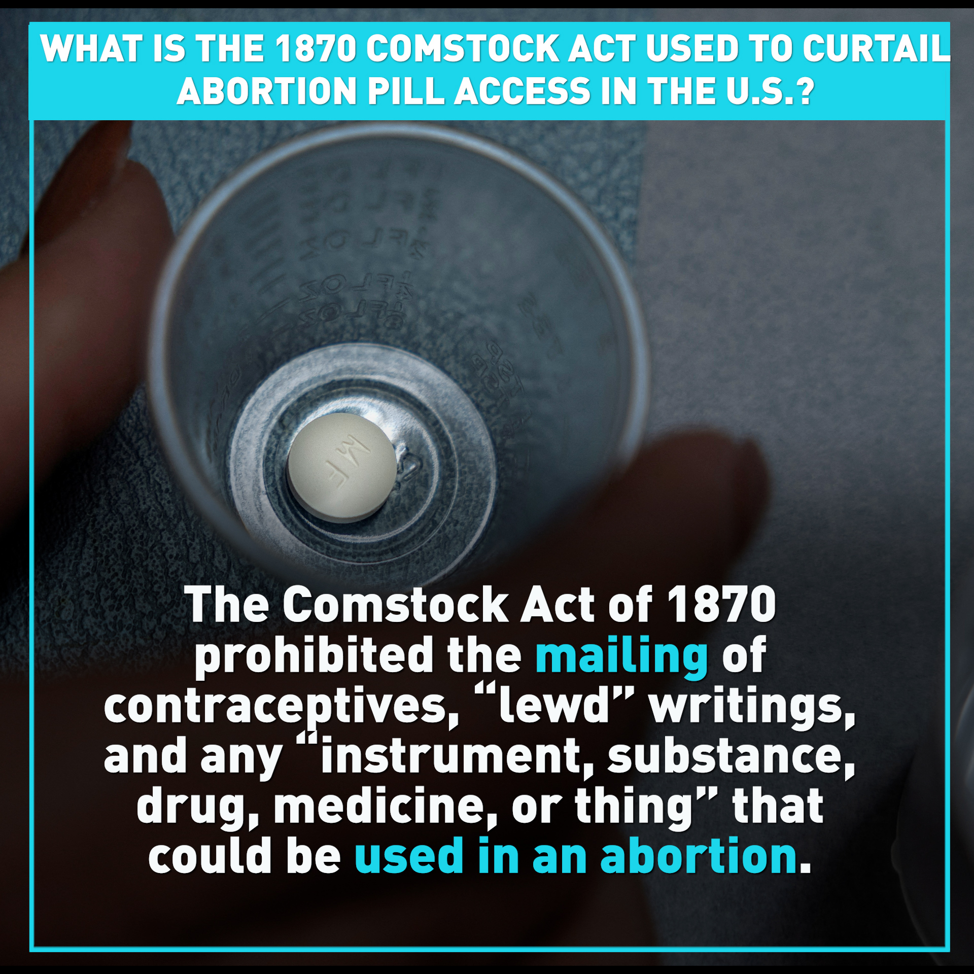 How an 1870 U.S. law is being used to block access to abortion pill 