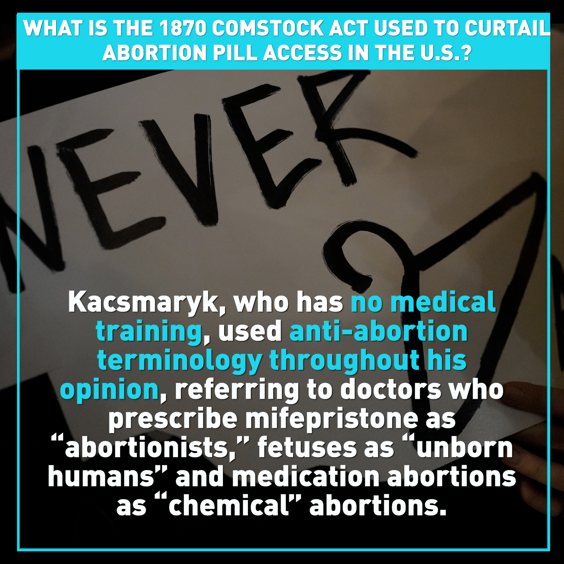 How an 1870 U.S. law is being used to block access to abortion pill 