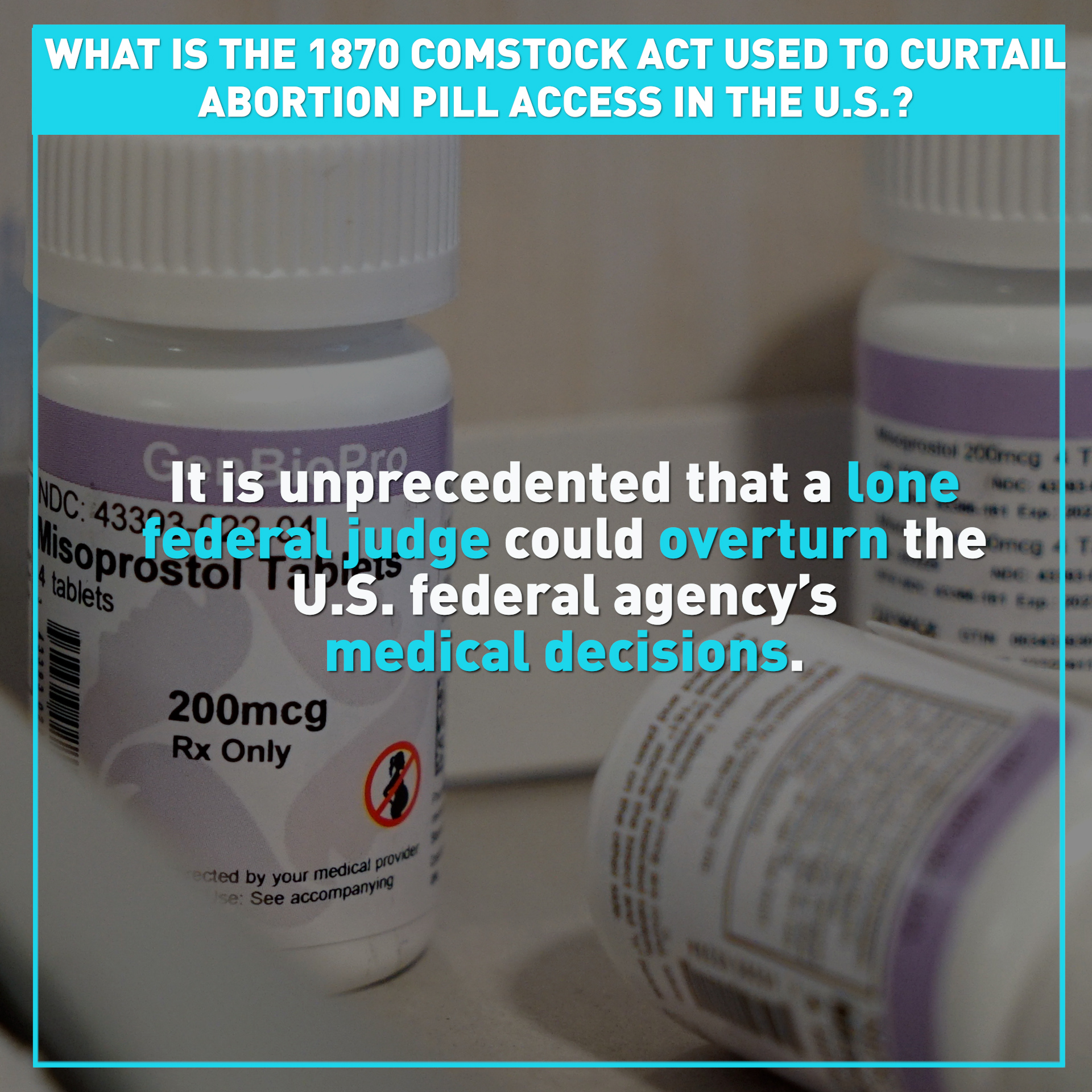 How an 1870 U.S. law is being used to block access to abortion pill 