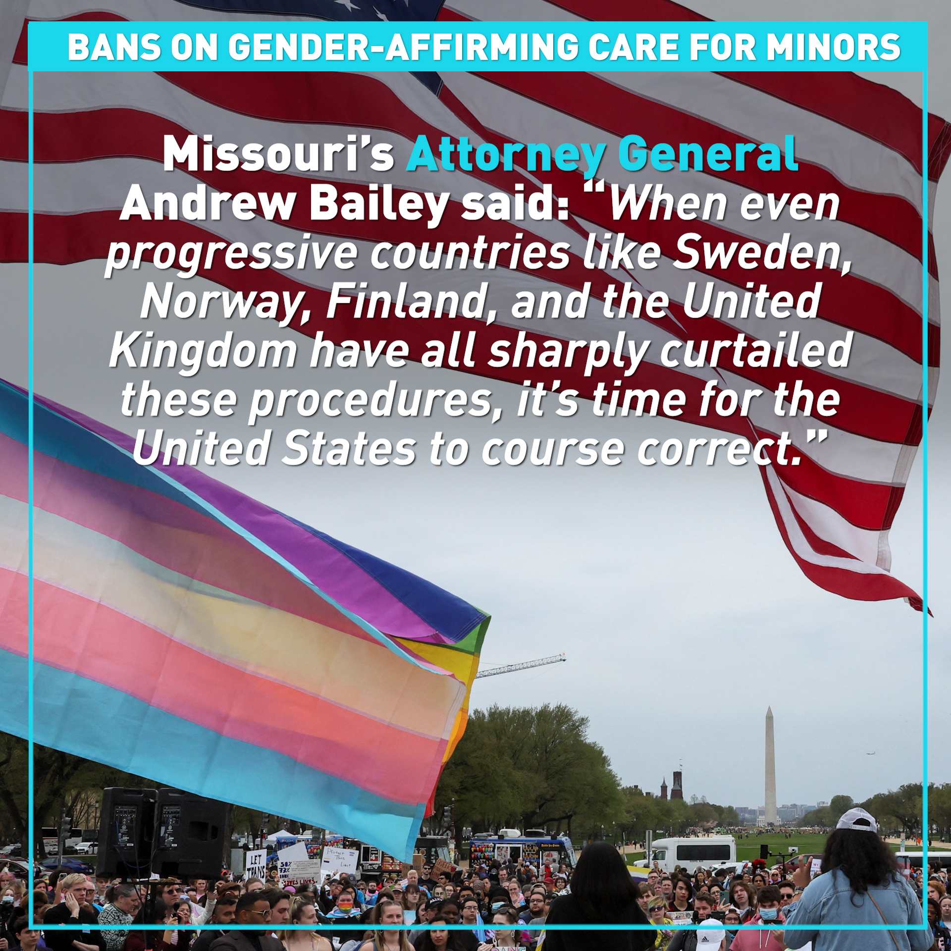 Bans On Gender Affirming Care For Minors In 12 American States Cgtn 3163