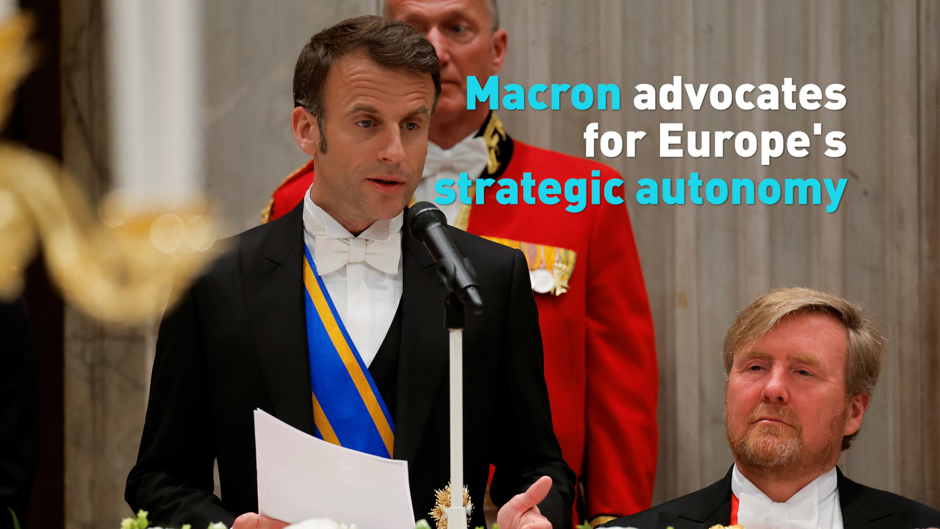 Macron advocates for Europe's strategic autonomy