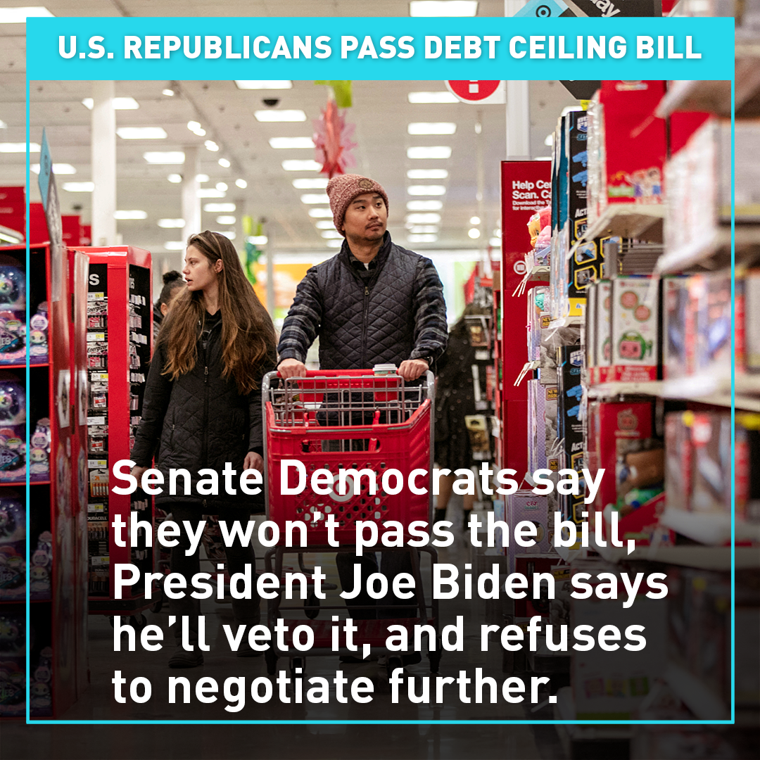 U.S. Republicans pass debt ceiling legislation