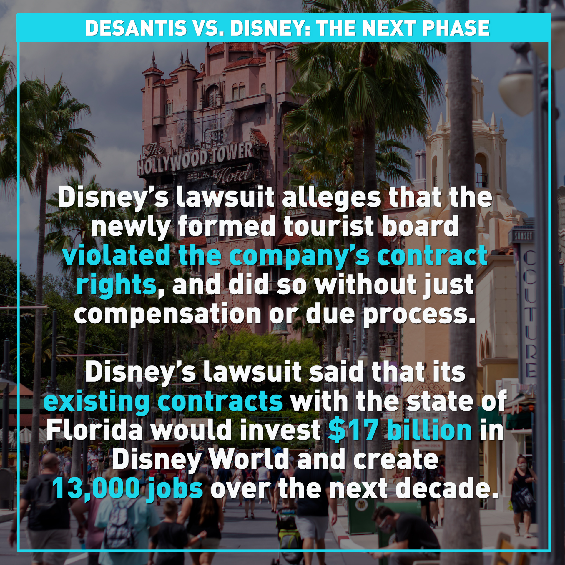 Walt Disney Co. files federal lawsuit against Florida's Governor DeSantis 
