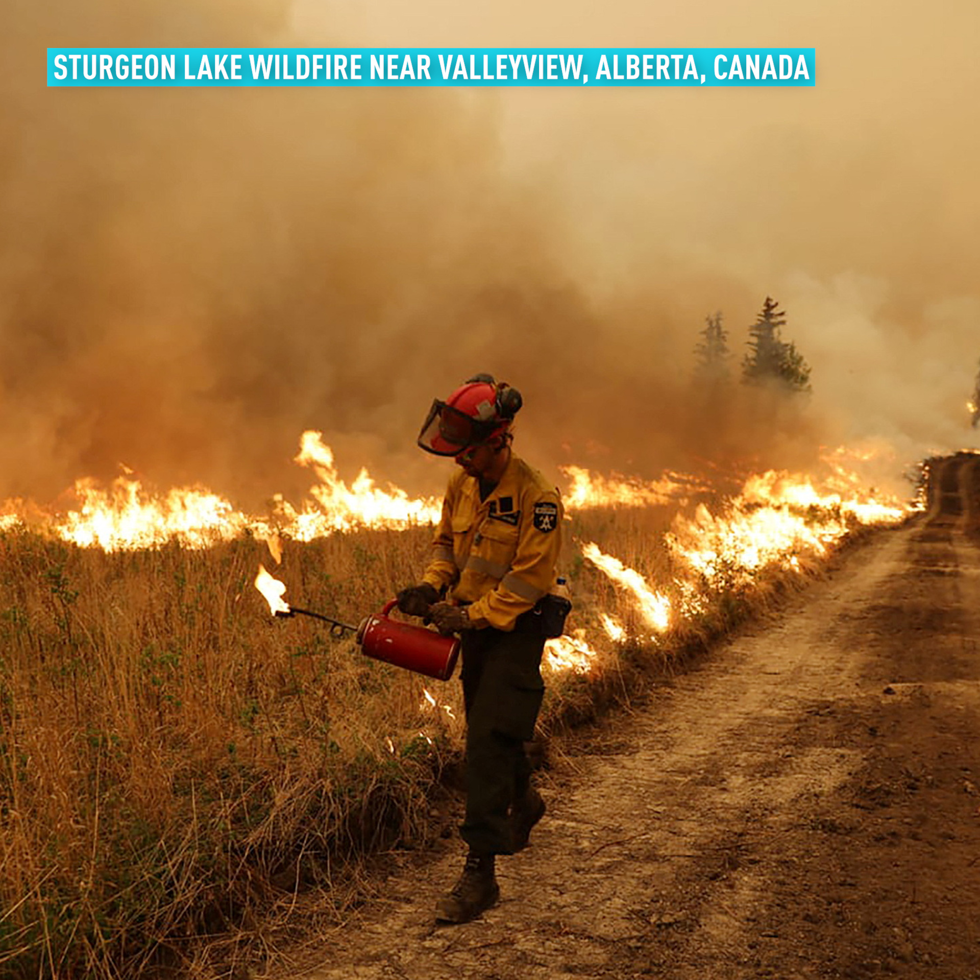 Canada hit with over 90 wildfires