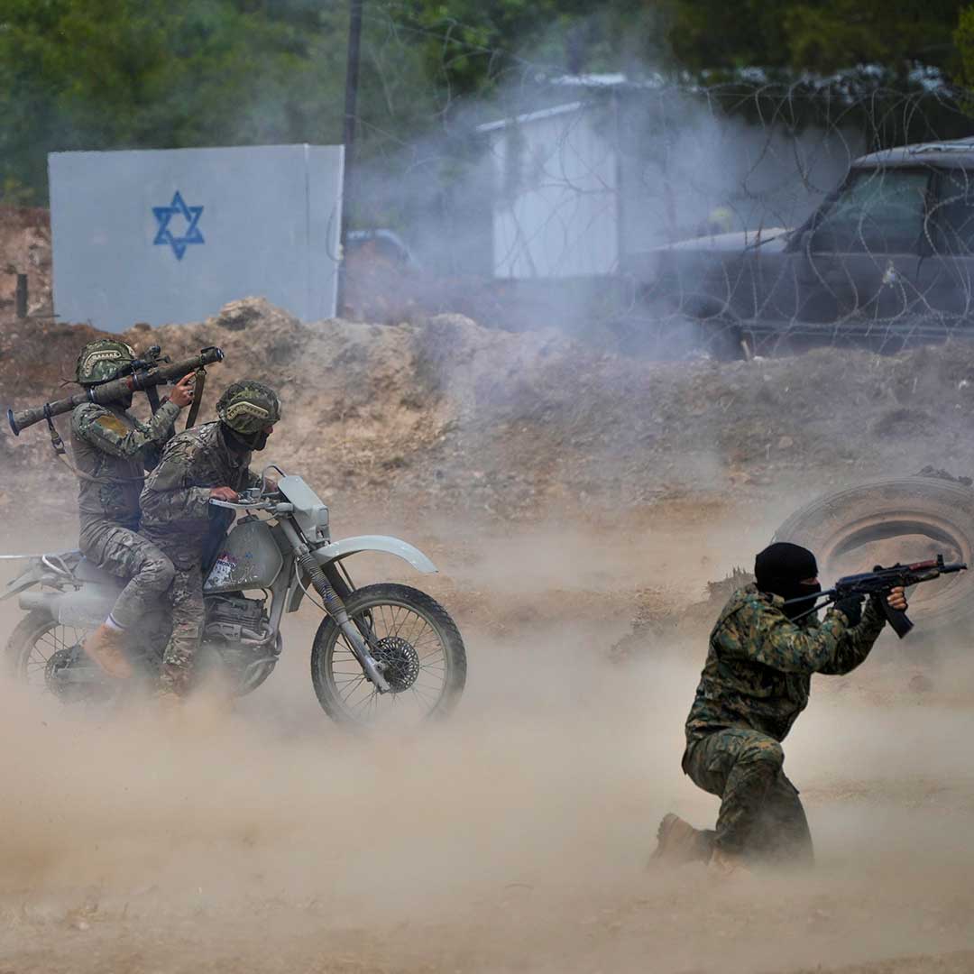 Hezbollah holds military exercises in southern Lebanon, near Israel border