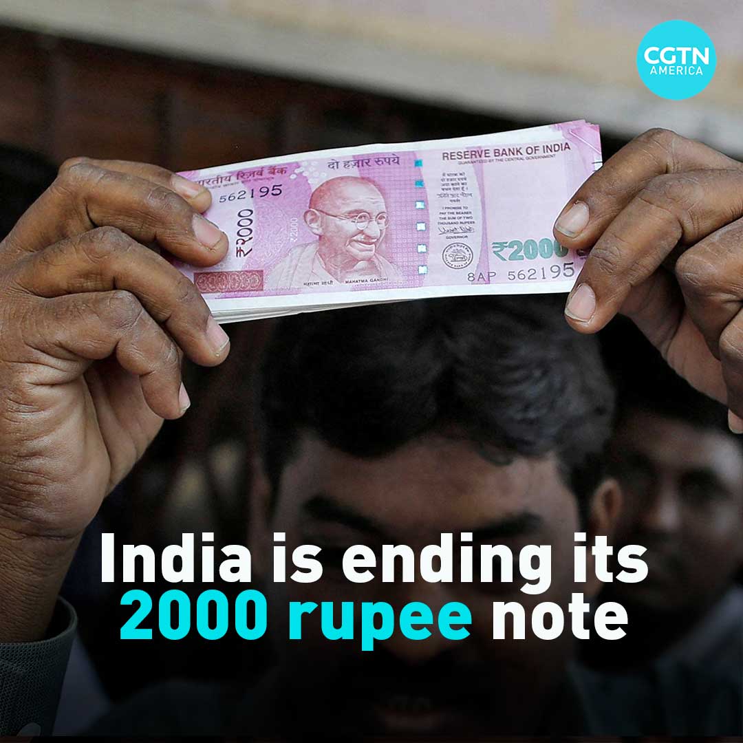 India is ending its 2000 rupee note