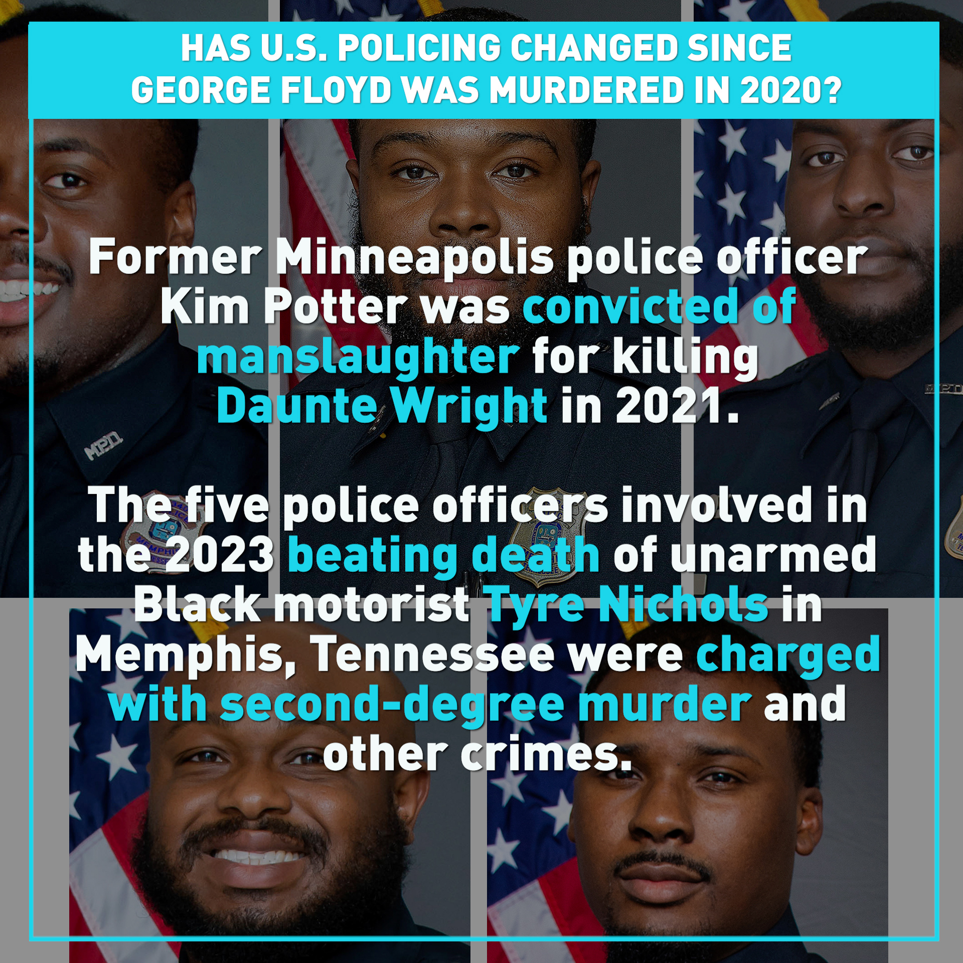 Has U.S. policing changed since George Floyd was murdered three years ago? 
