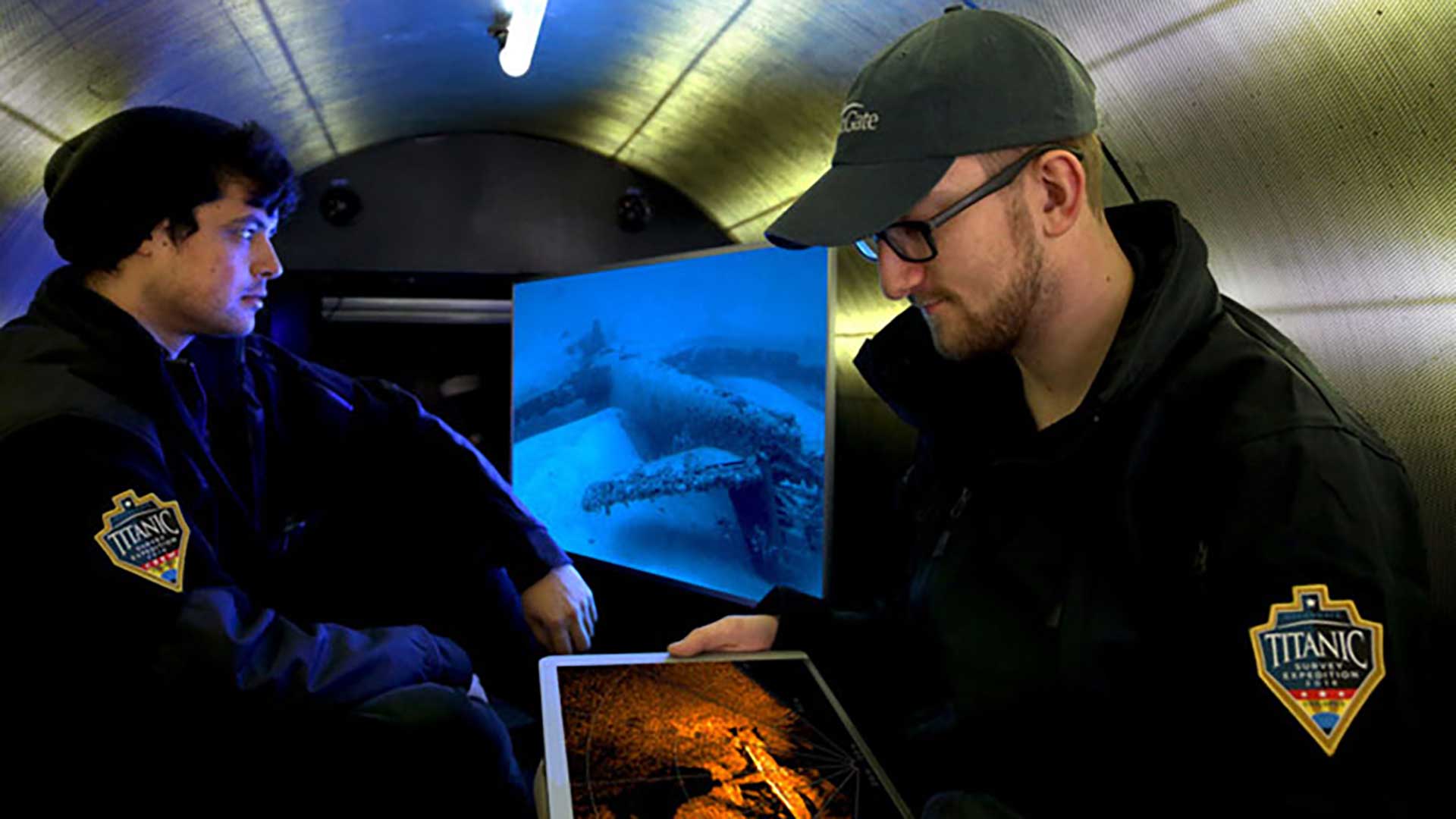 Undated photo inside of OceanGate's Titan submersible. (SOURCE: OceanGate)