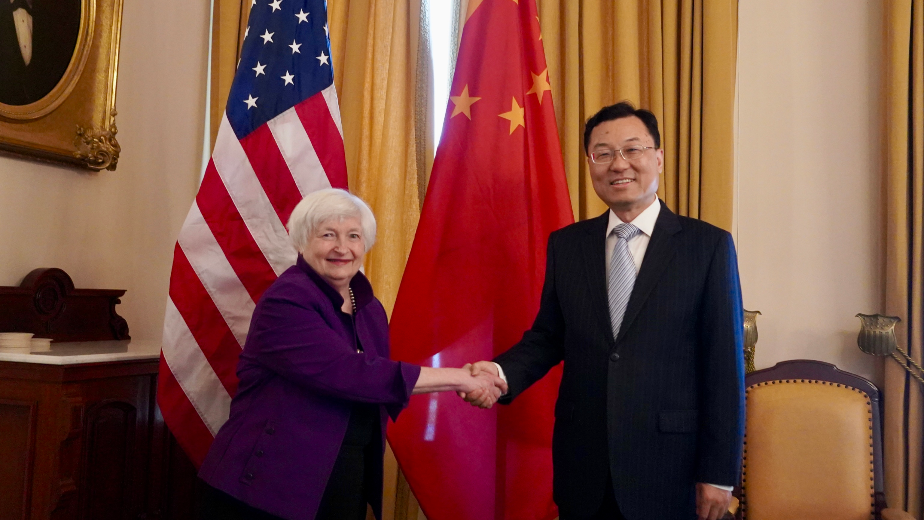 Ambassador Xie Feng meets with U.S. Treasury Secretary Yellen