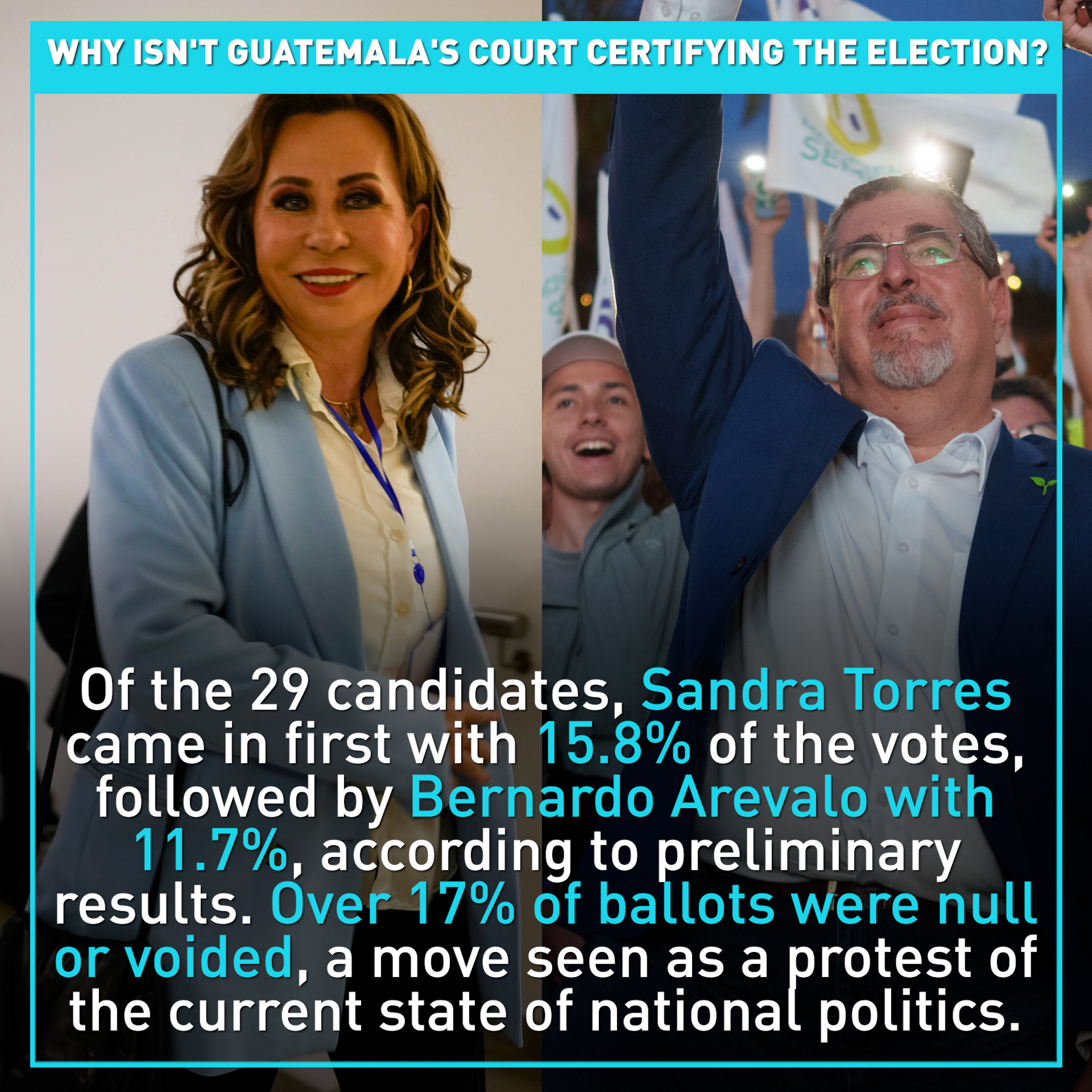 Why has Guatemala's court frozen the election certification?