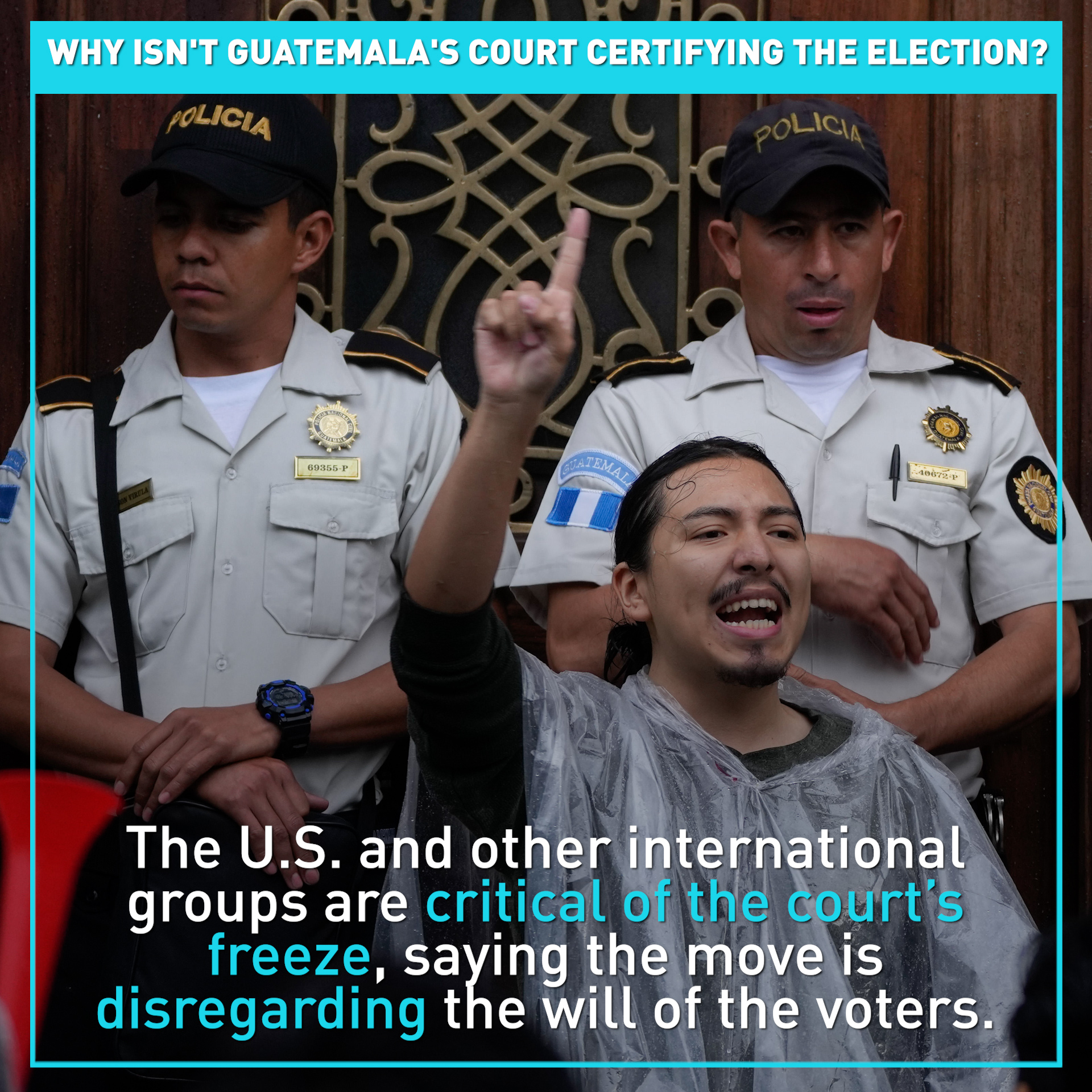 Why has Guatemala's court frozen the election certification?