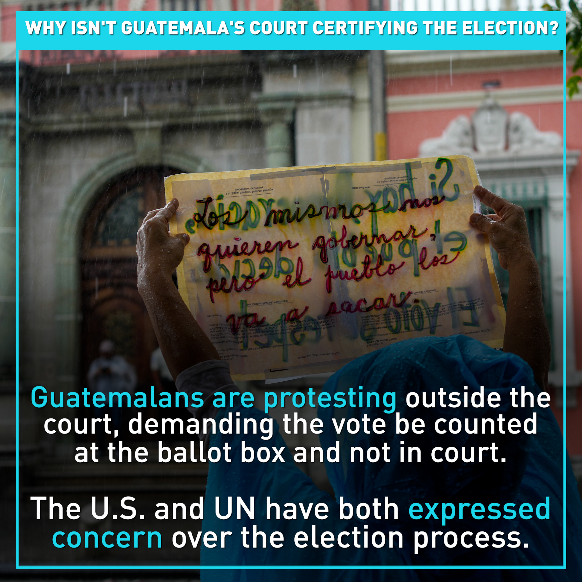 Why has Guatemala's court frozen the election certification?