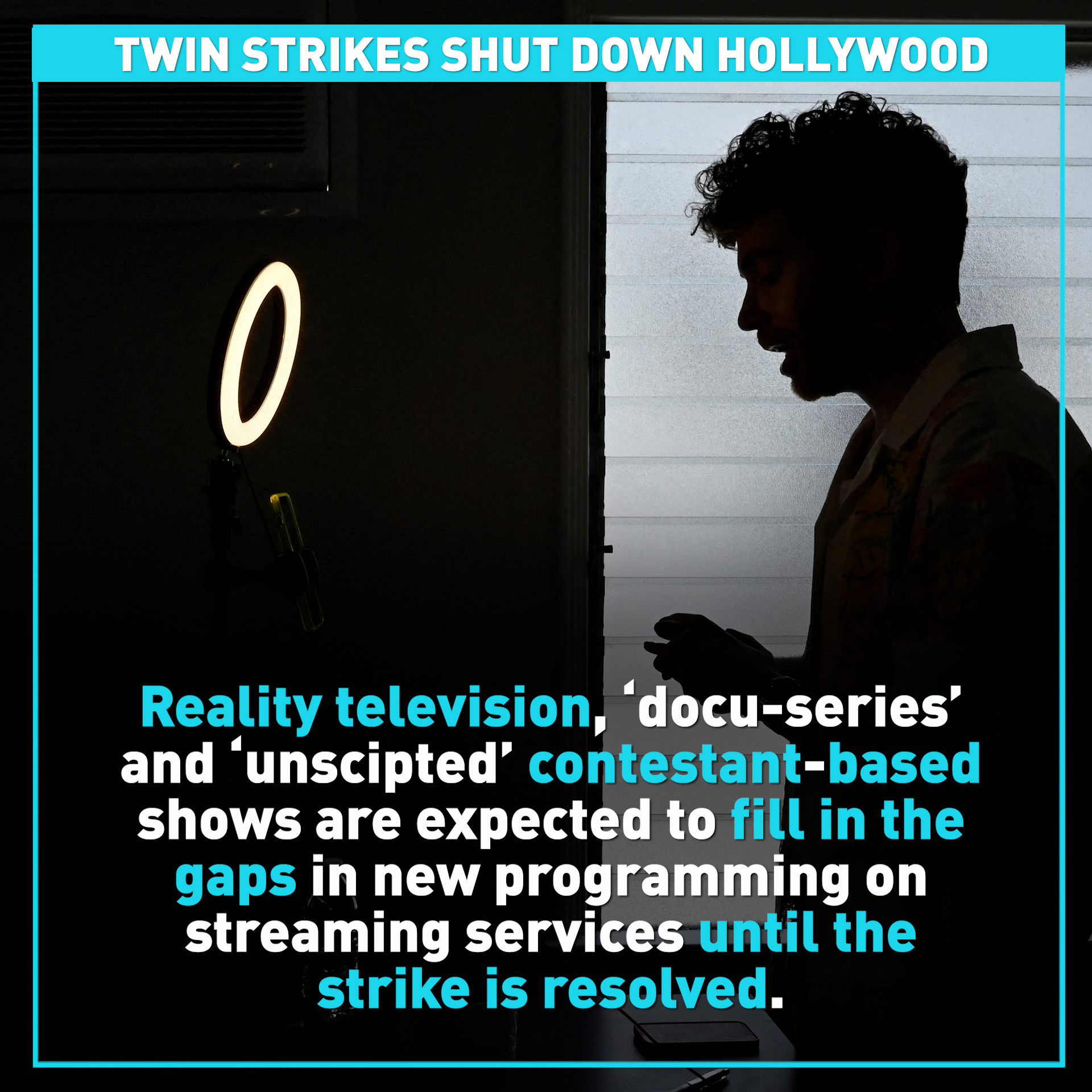 Twin strikes shut down Hollywood 