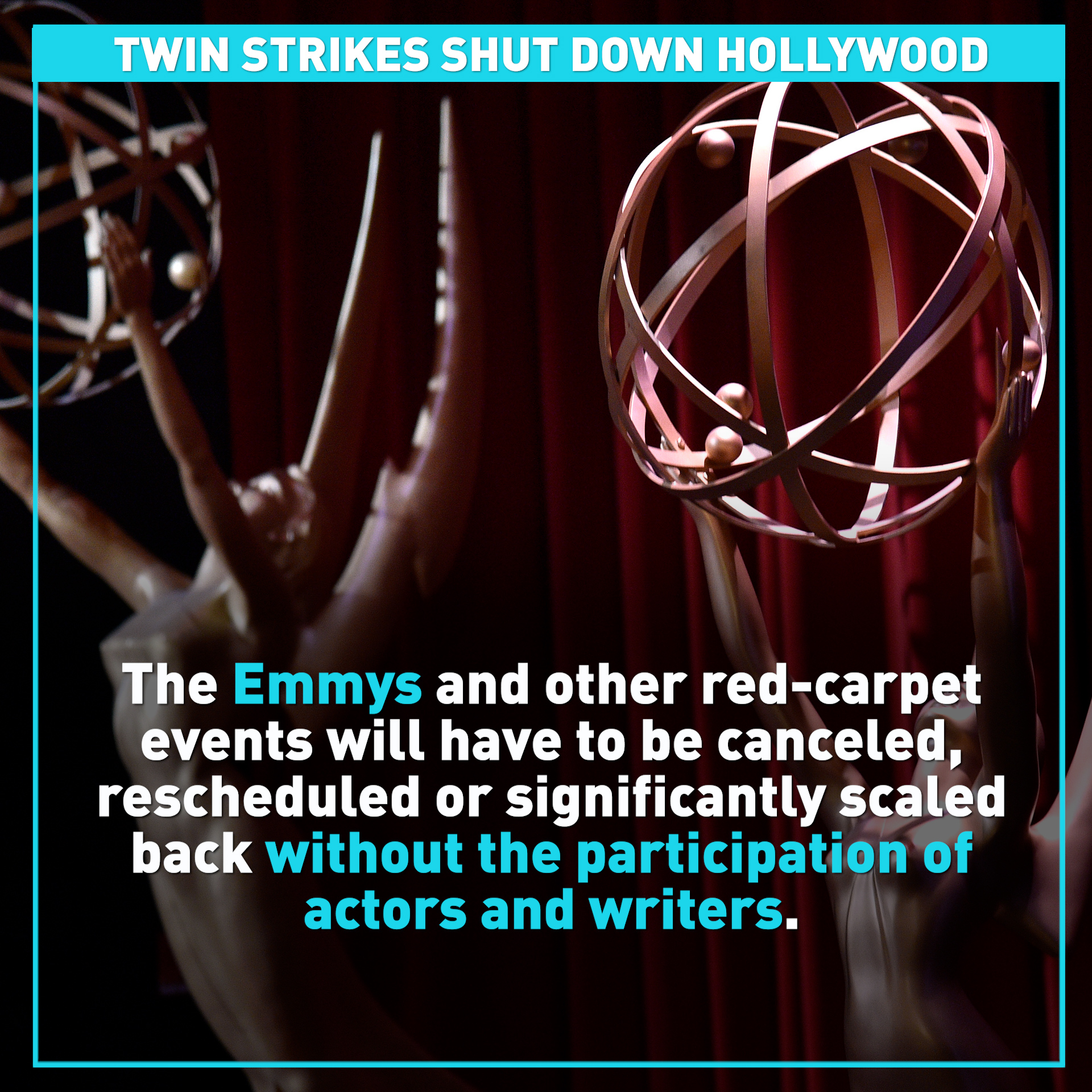 Twin strikes shut down Hollywood 