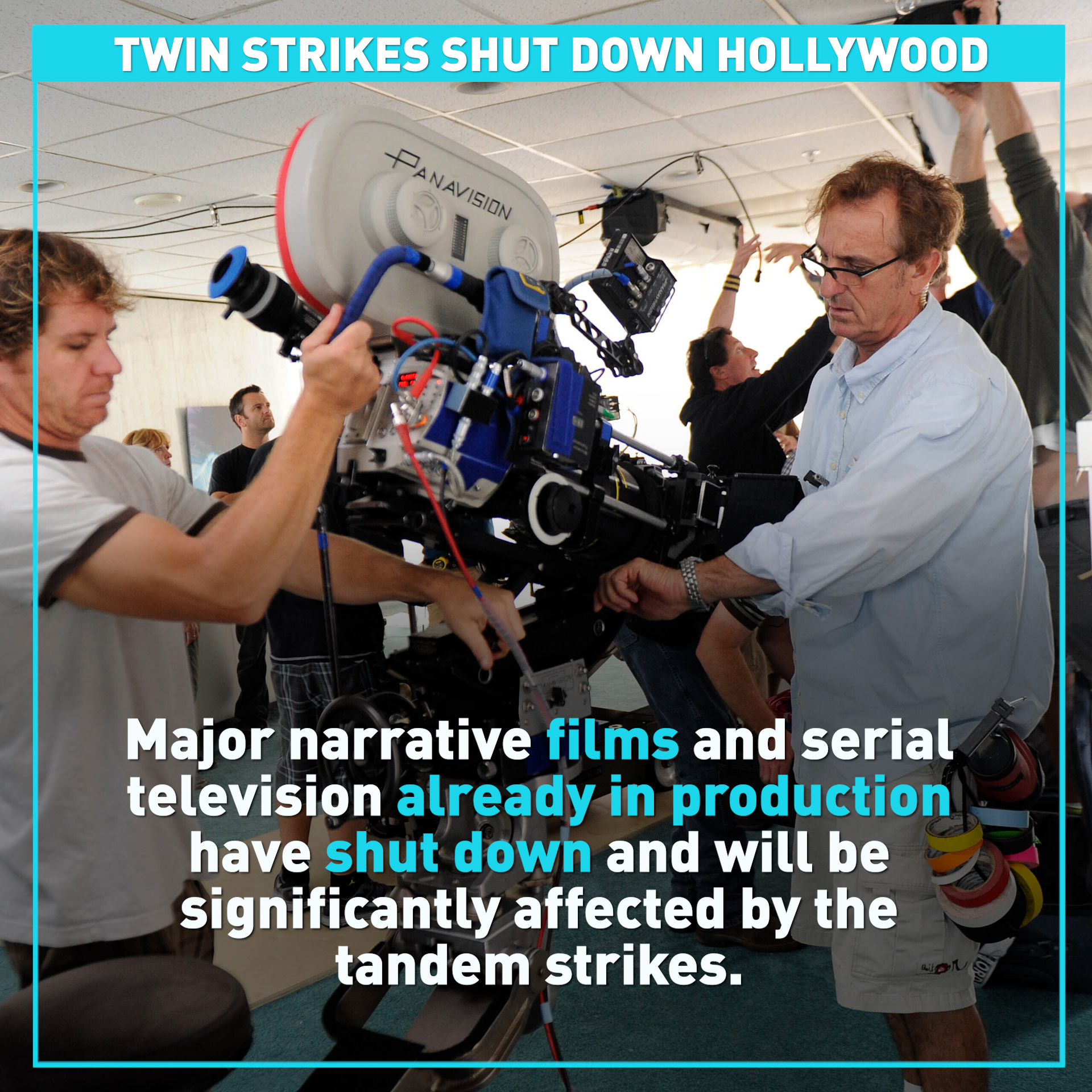 Twin strikes shut down Hollywood 