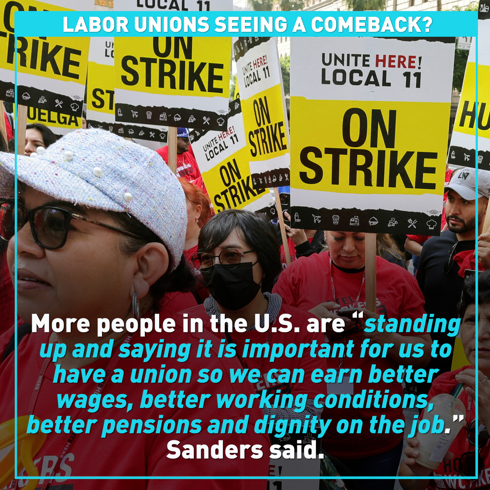 Are labor unions making a comeback in the United States? 