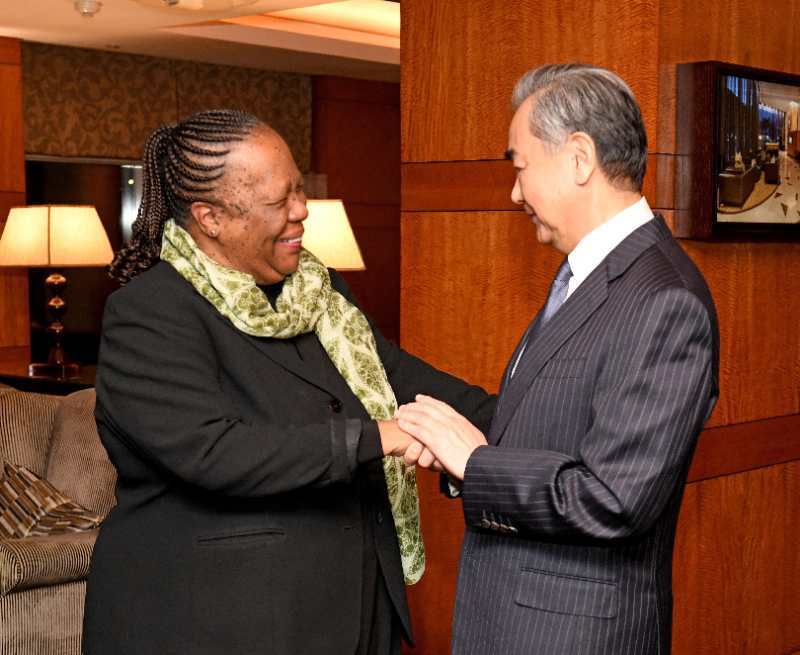 China's Wang Yi meets South African Foreign Minister Naledi Pandor - CGTN