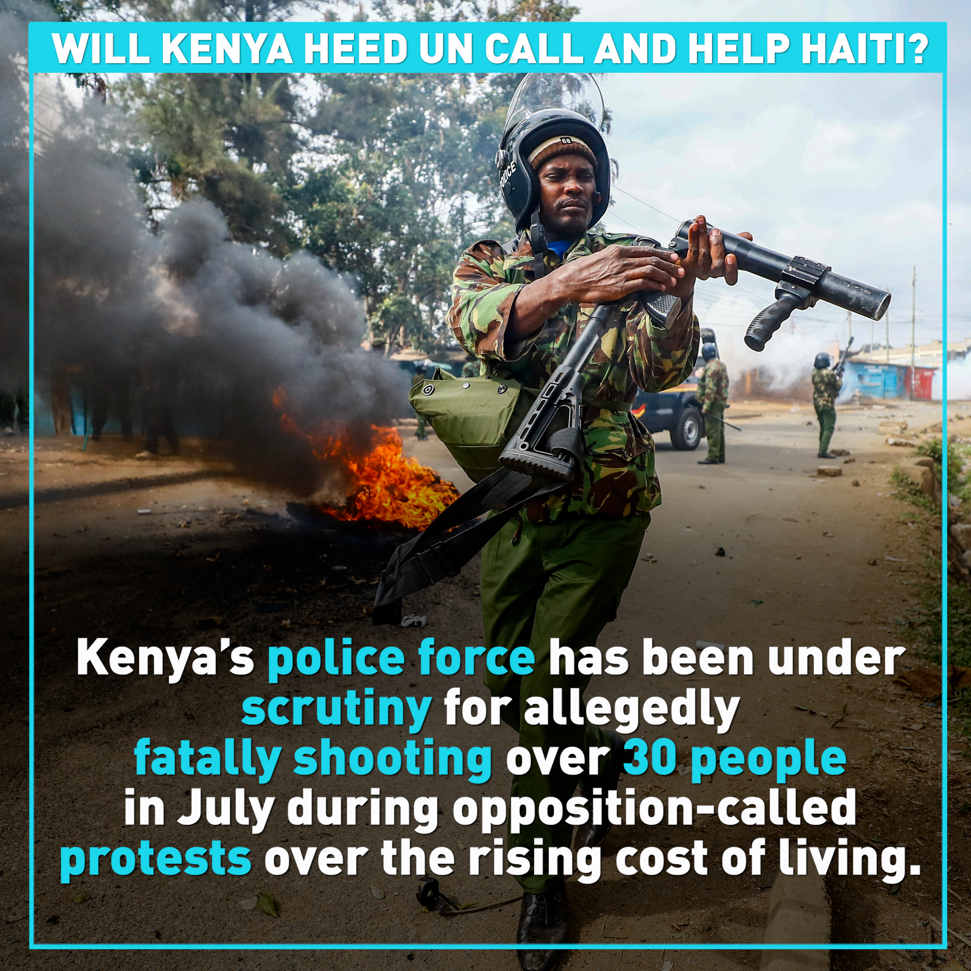 Kenya considers heeding UN call to send forces to help beleaguered Haiti 