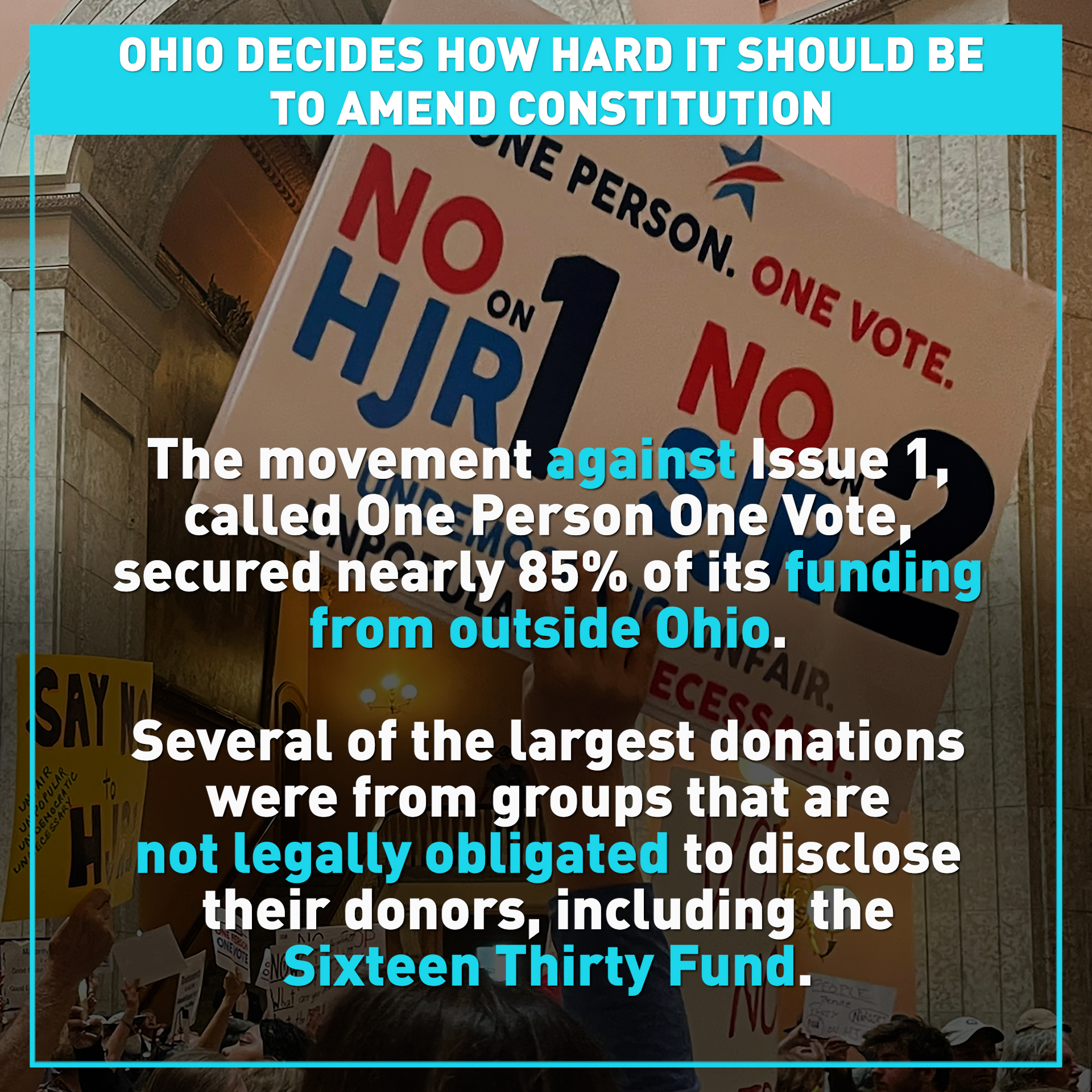 Ohio voters decide how hard it should be to amend its constitution 