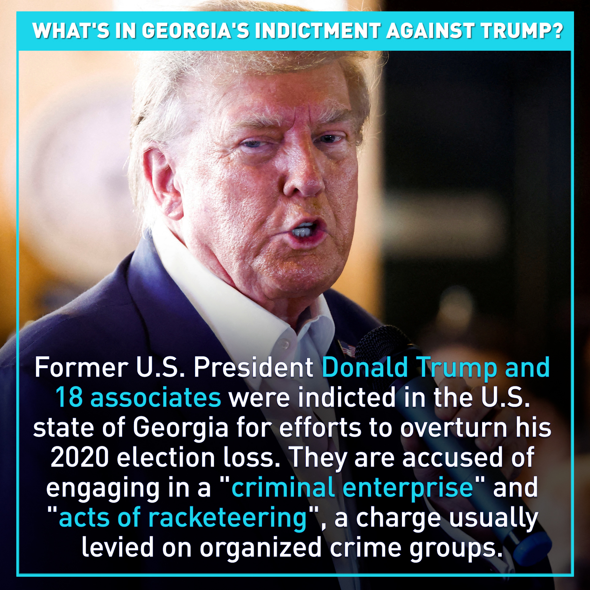 What is in Georgia's indictment against Trump?