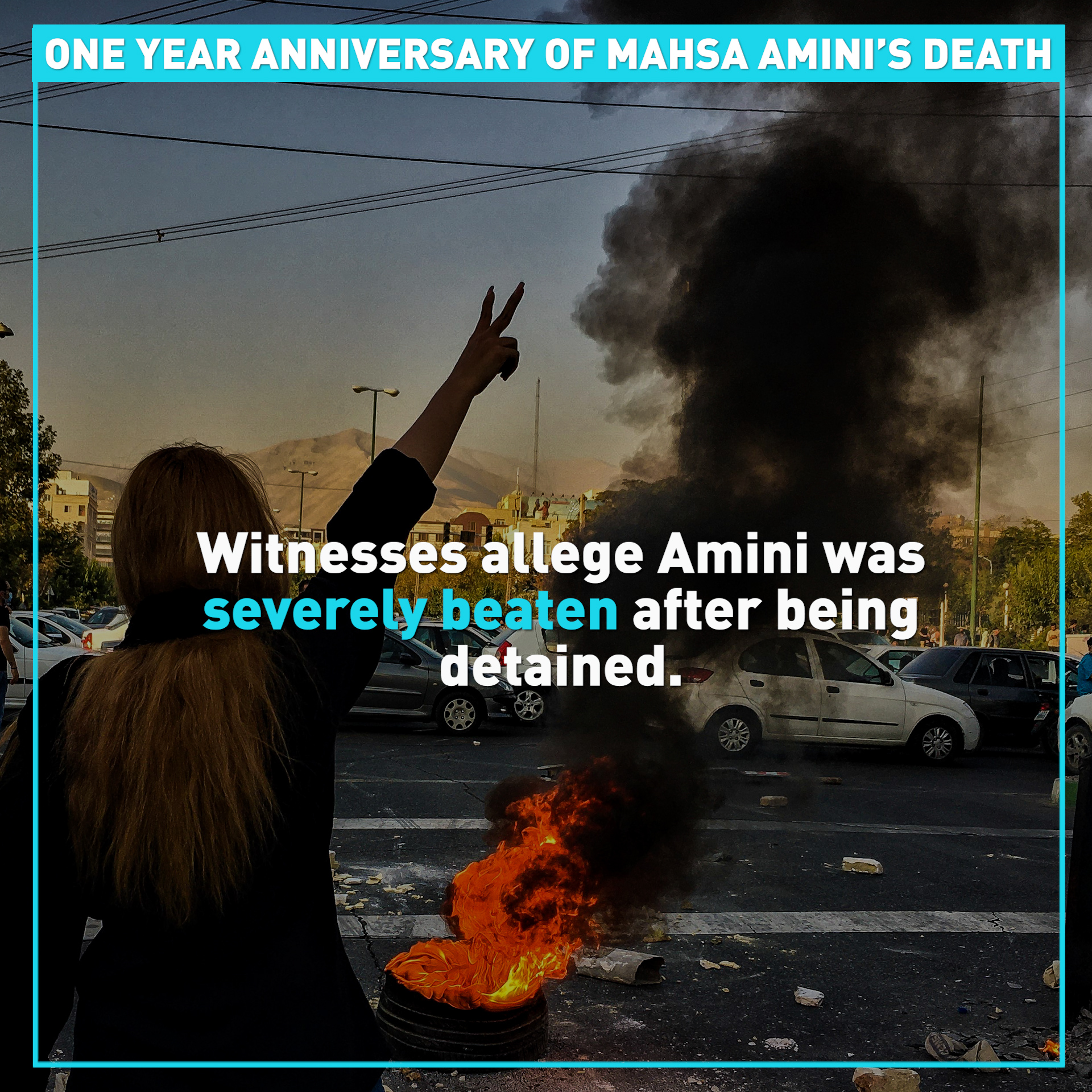 One year since Mahsa Amini died in custody of Iran's morality police 