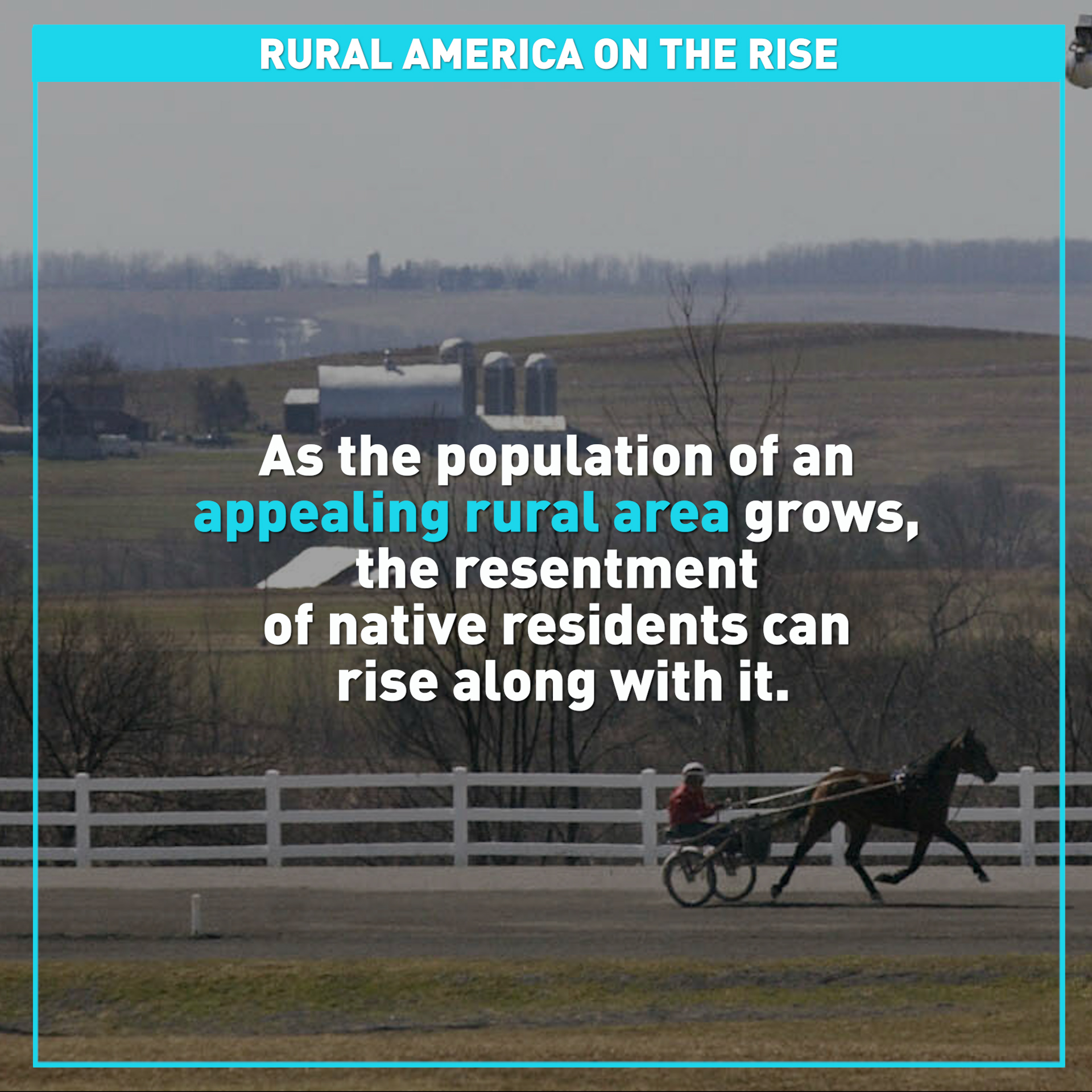 Rural American populations boosted by influx of new residents 